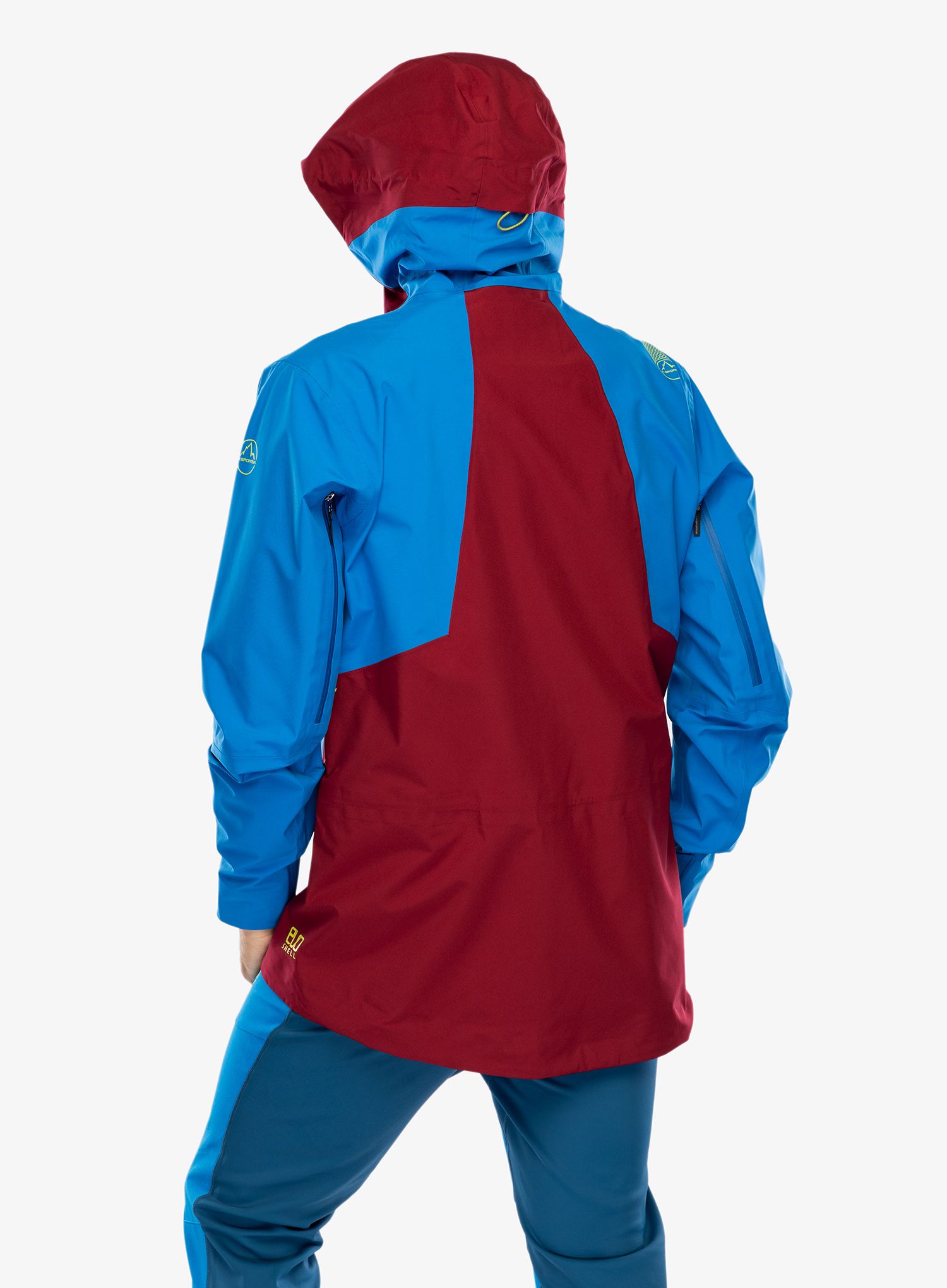 Куртка дощовик La Sportiva Chaser Evo Shell Jkt - electric blue/sangria