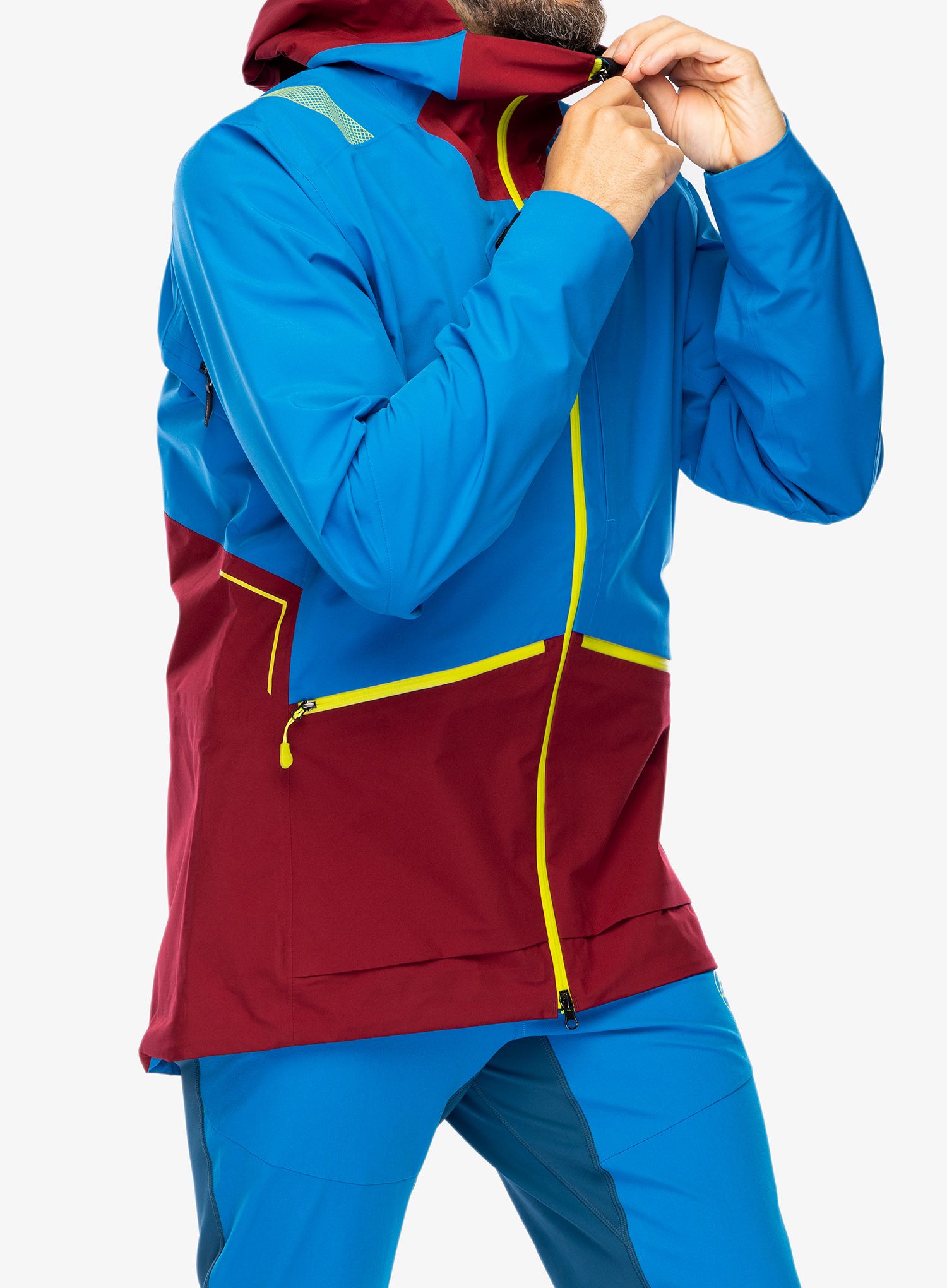 Куртка дощовик La Sportiva Chaser Evo Shell Jkt - electric blue/sangria