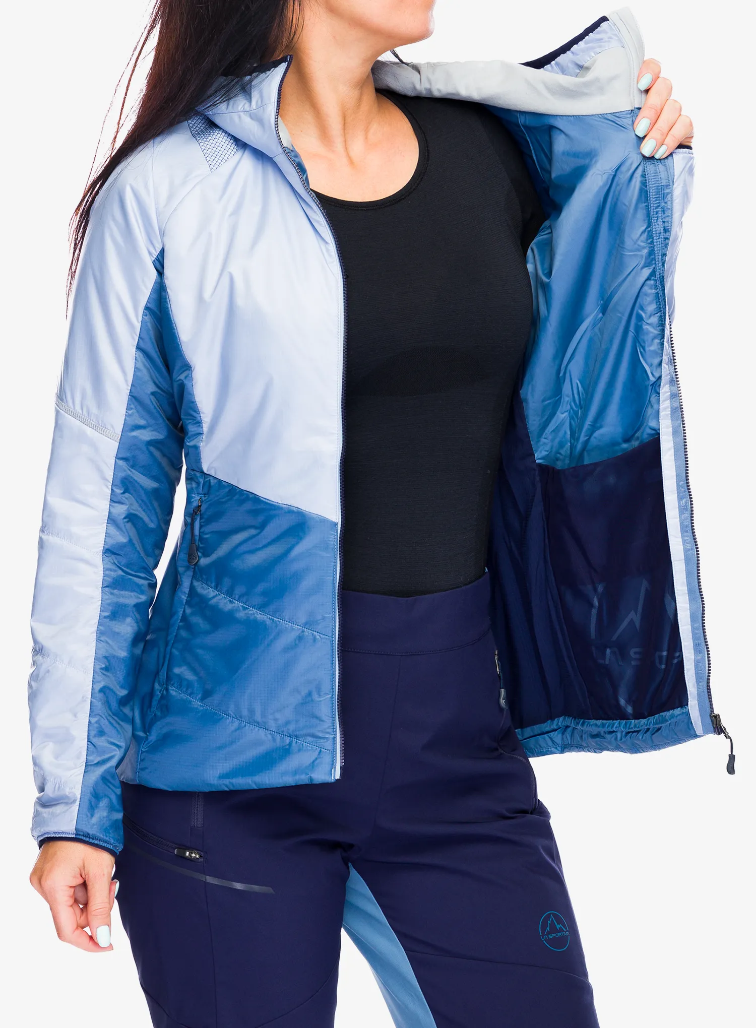 Куртка утеплена жіноча La Sportiva Mythic Primaloft Jkt - stone blue/moonlight