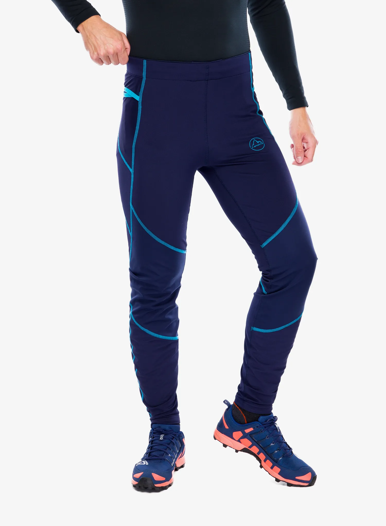 Легінси для бігу La Sportiva Primal Pant - deep sea/tropic blue