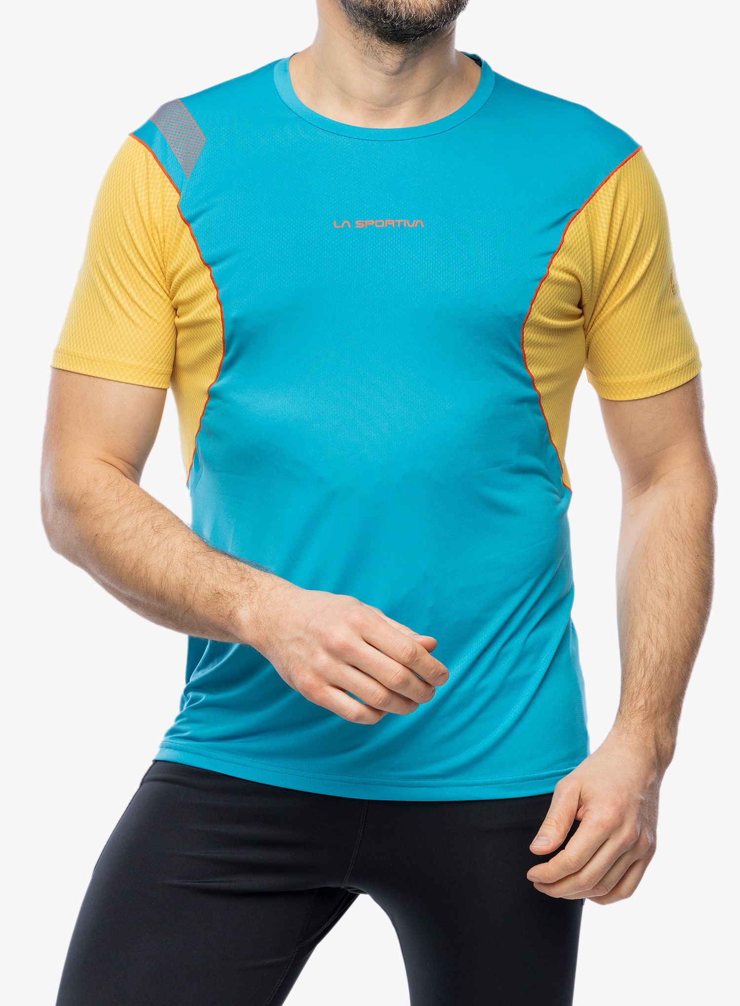 Футболка для бігу La Sportiva Resolute T-Shirt - tropic blue/bamboo