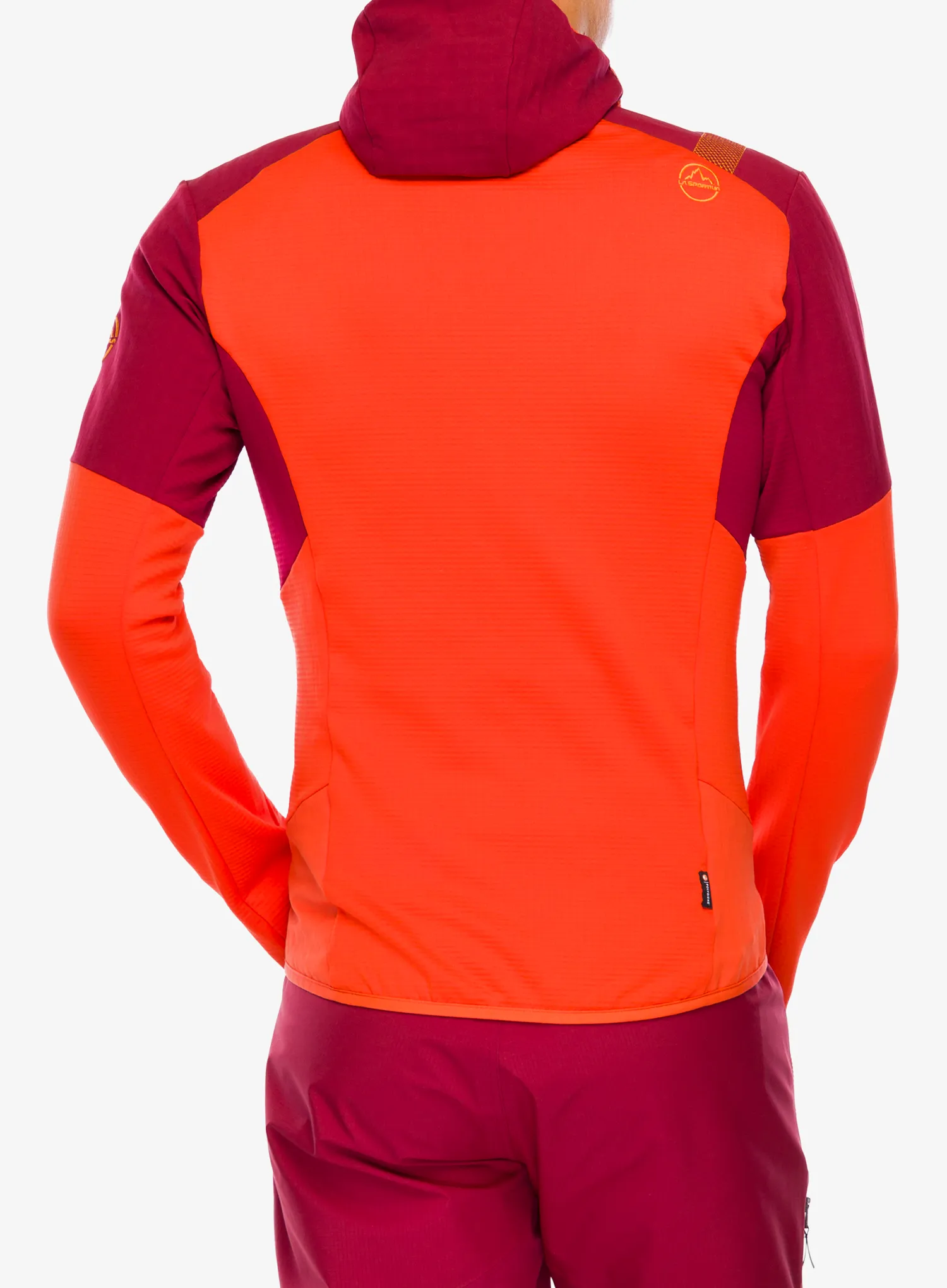 Кофта з каптуром La Sportiva Session Tech Hoody - cherry tomato/sangria