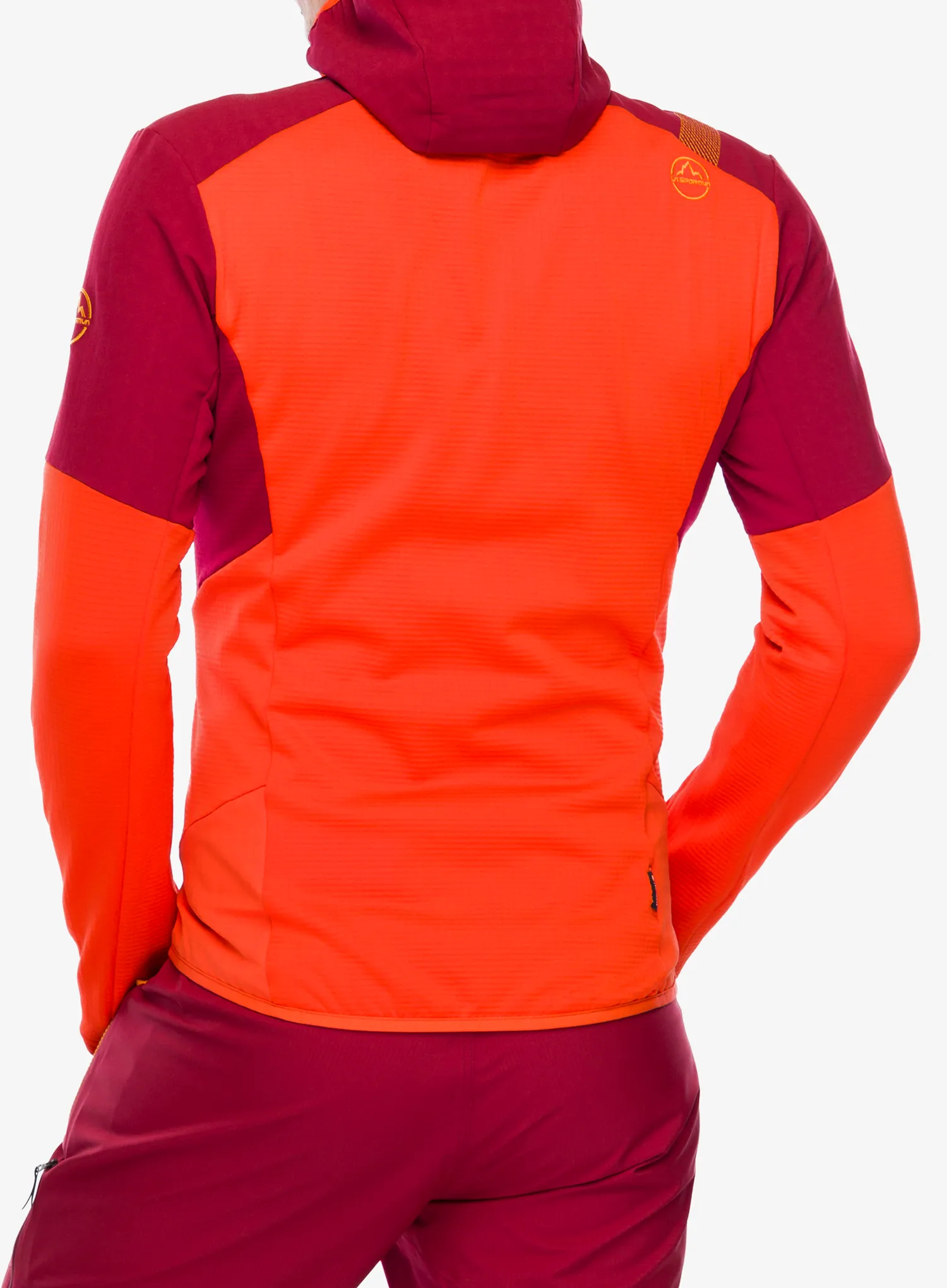 Кофта з каптуром La Sportiva Session Tech Hoody - cherry tomato/sangria