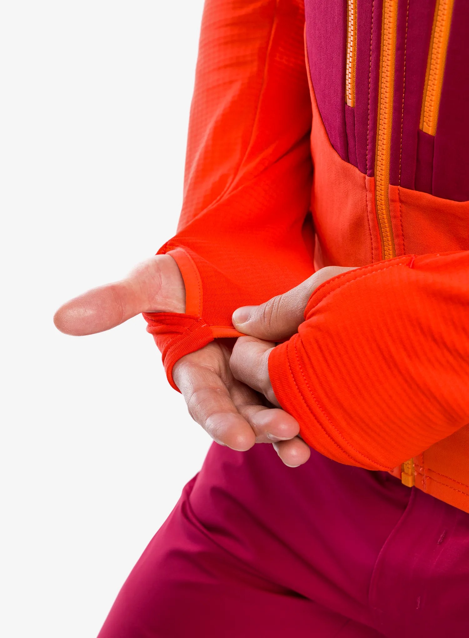 Кофта з каптуром La Sportiva Session Tech Hoody - cherry tomato/sangria