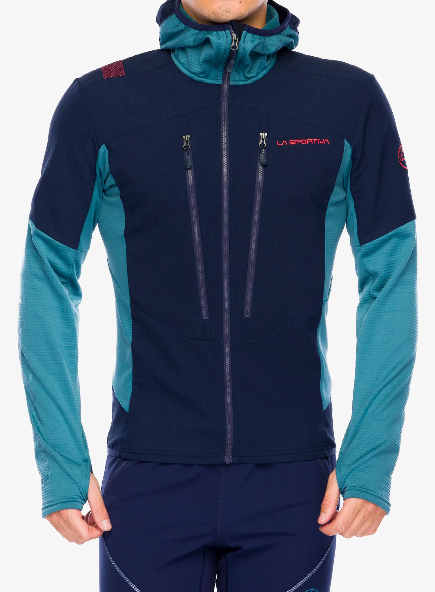 Кофта з каптуром La Sportiva Session Tech Hoody - deep sea/hurricane