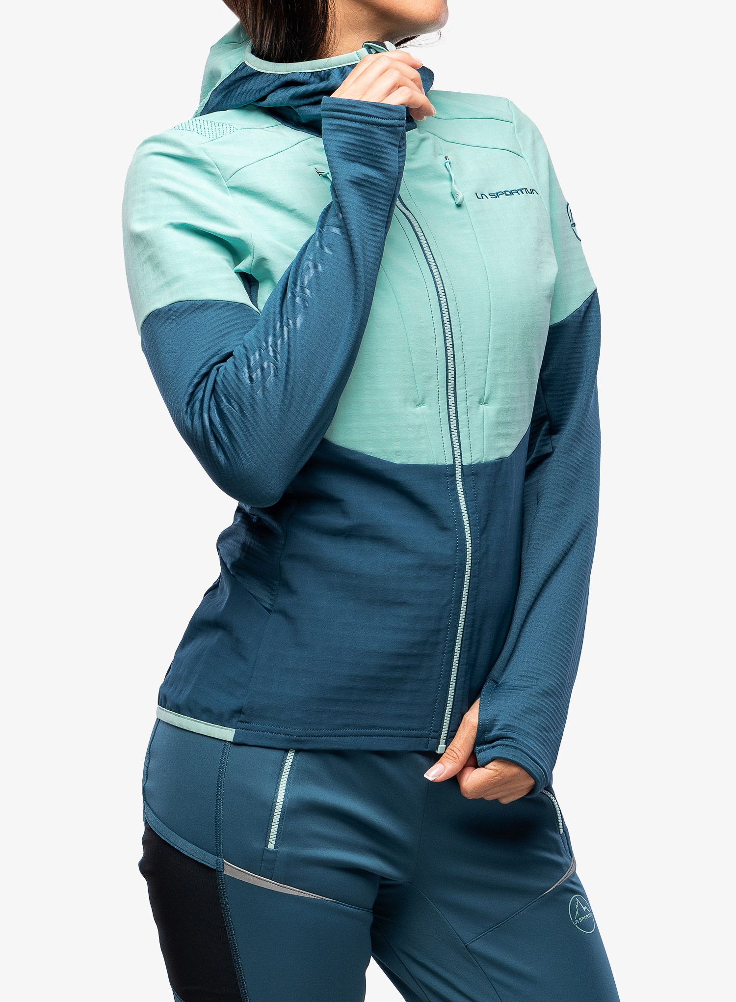 Кофта жіноча La Sportiva Session Tech Hoody - storm blue/iceberg