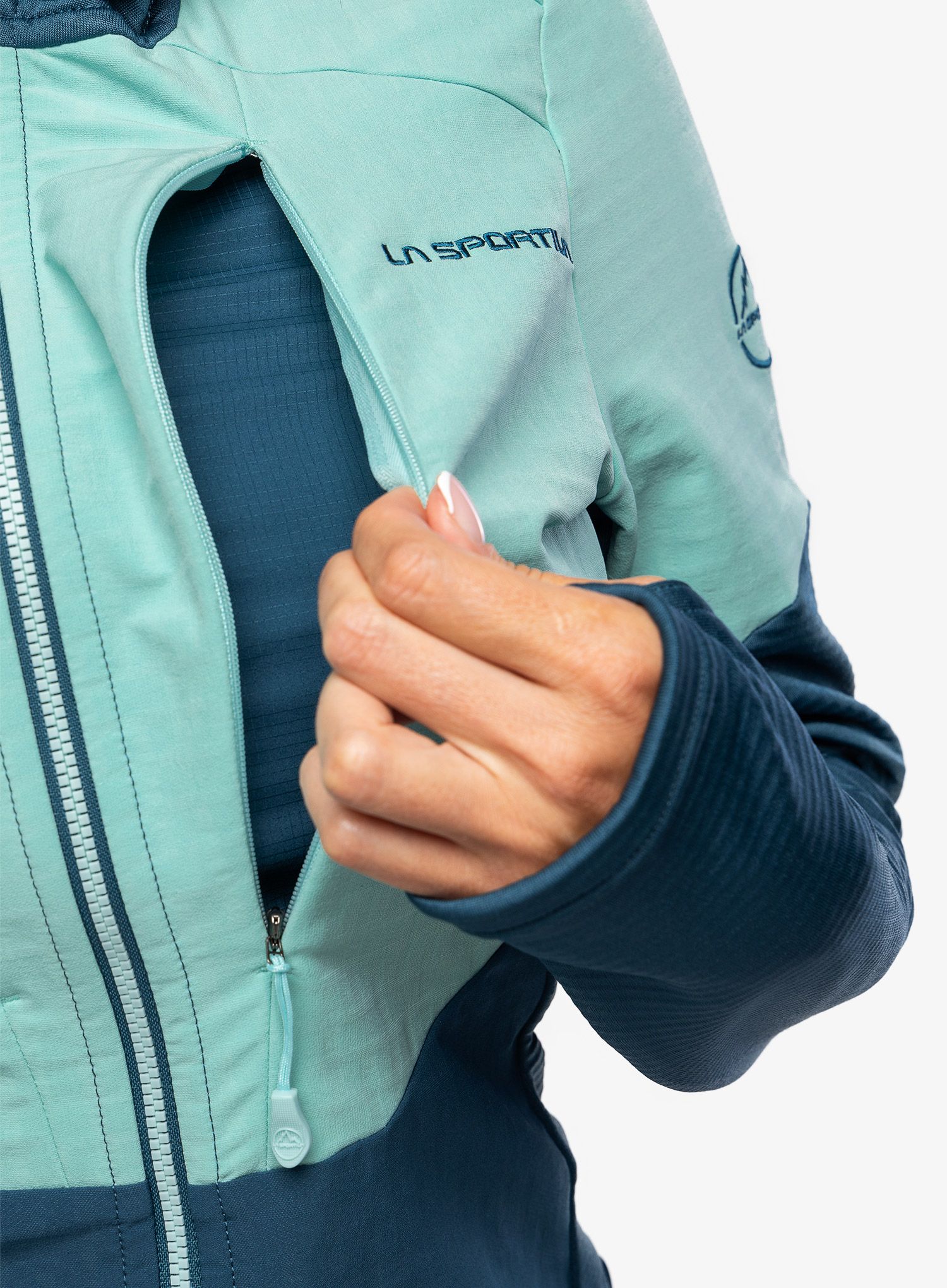 Кофта жіноча La Sportiva Session Tech Hoody - storm blue/iceberg