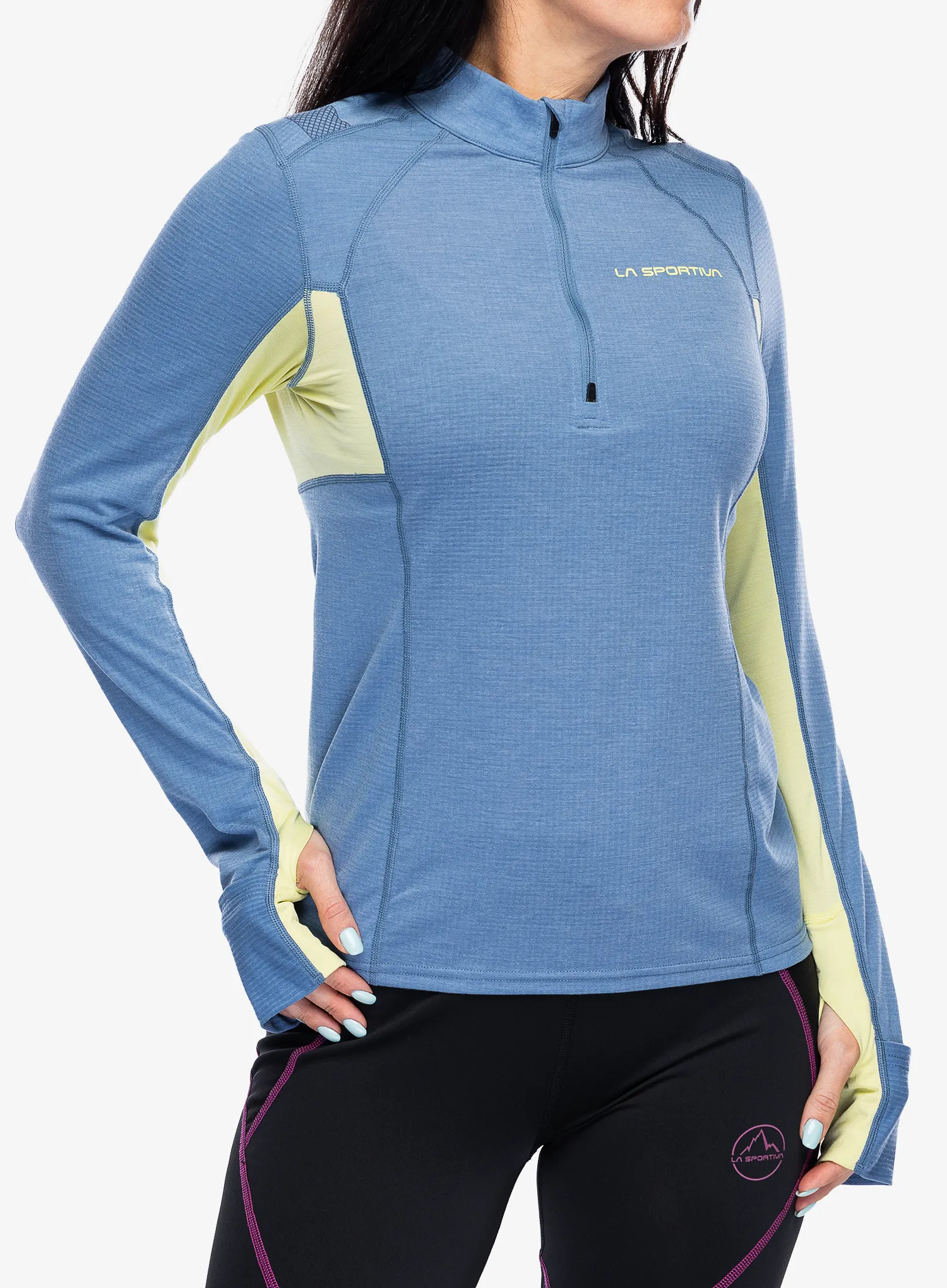 Кофта жіноча La Sportiva Swift Long Sleeve - moonlight/zest
