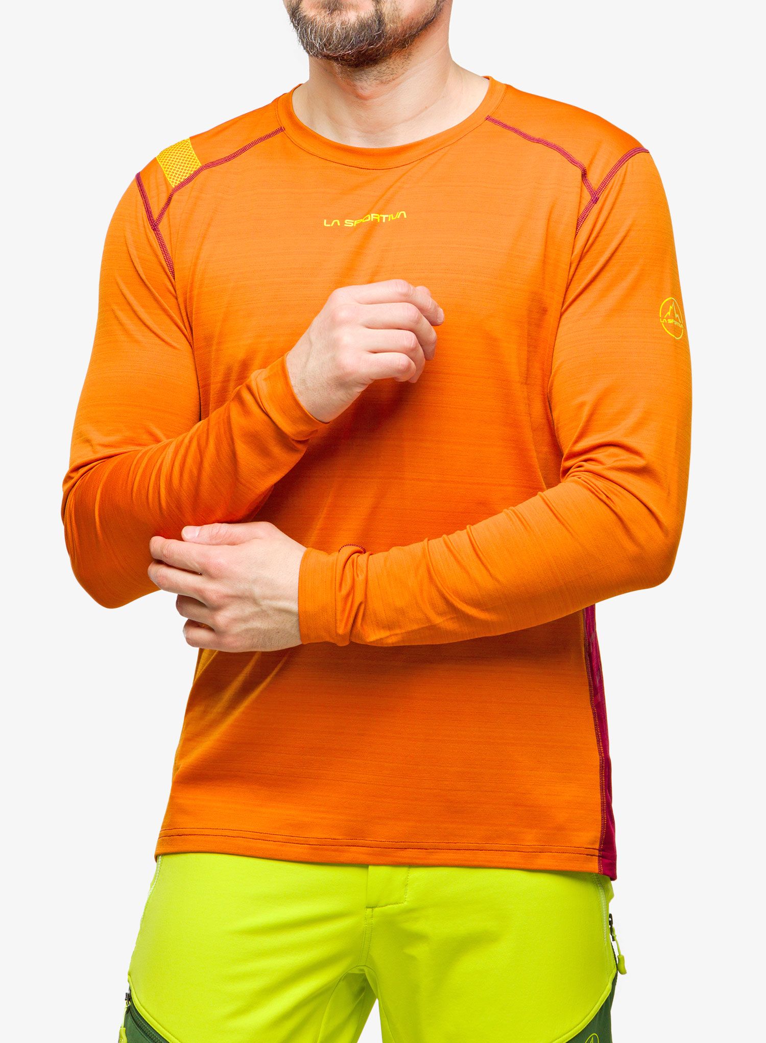 Термокофта La Sportiva Tour Long Sleeve - hawaiian sun/sangria