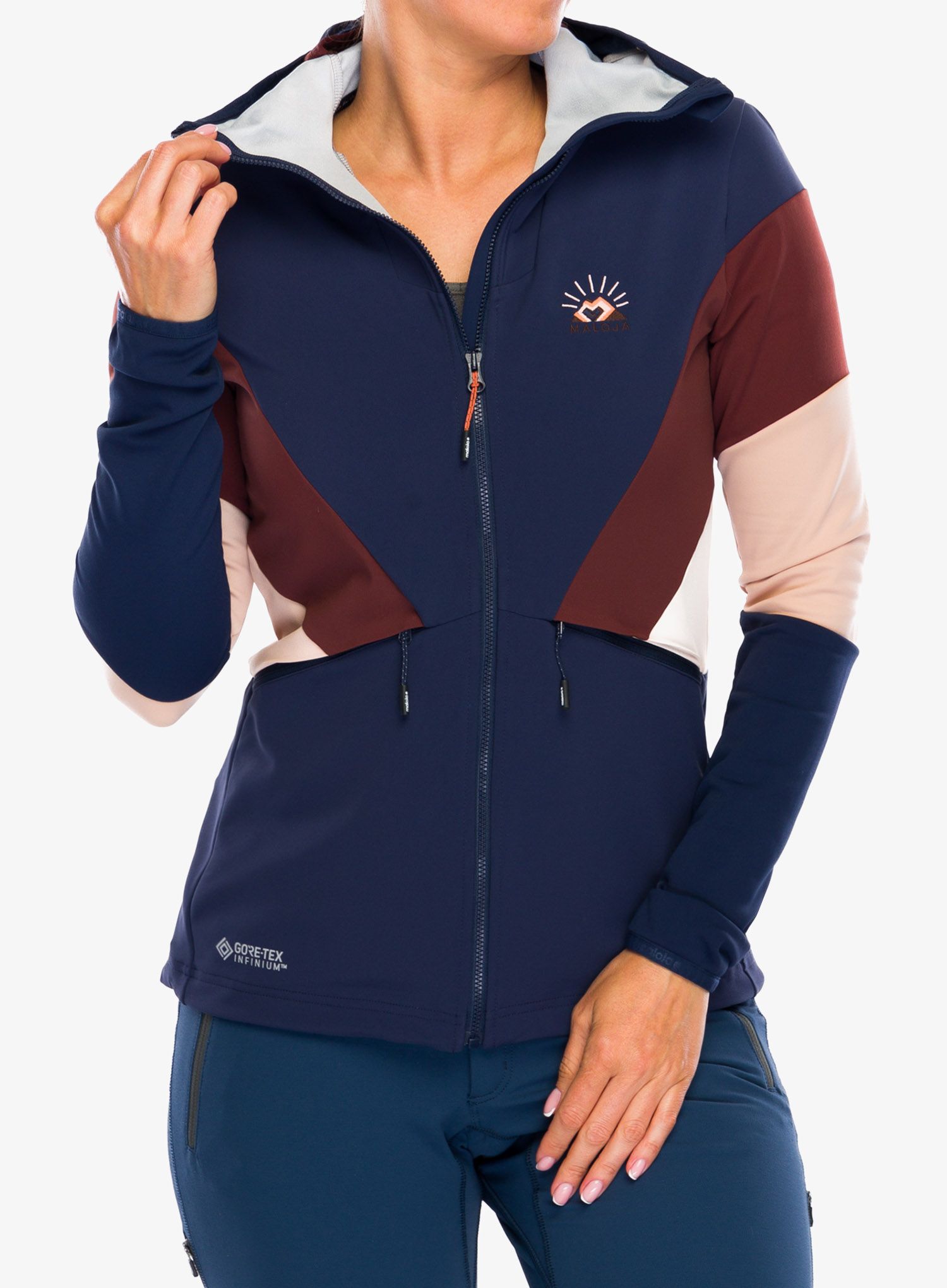 Softshell жіночий Maloja Geranium - night sky multi
