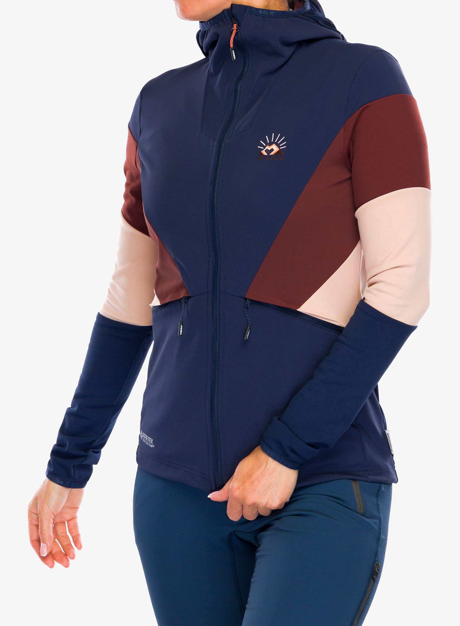 Softshell жіночий Maloja Geranium - night sky multi