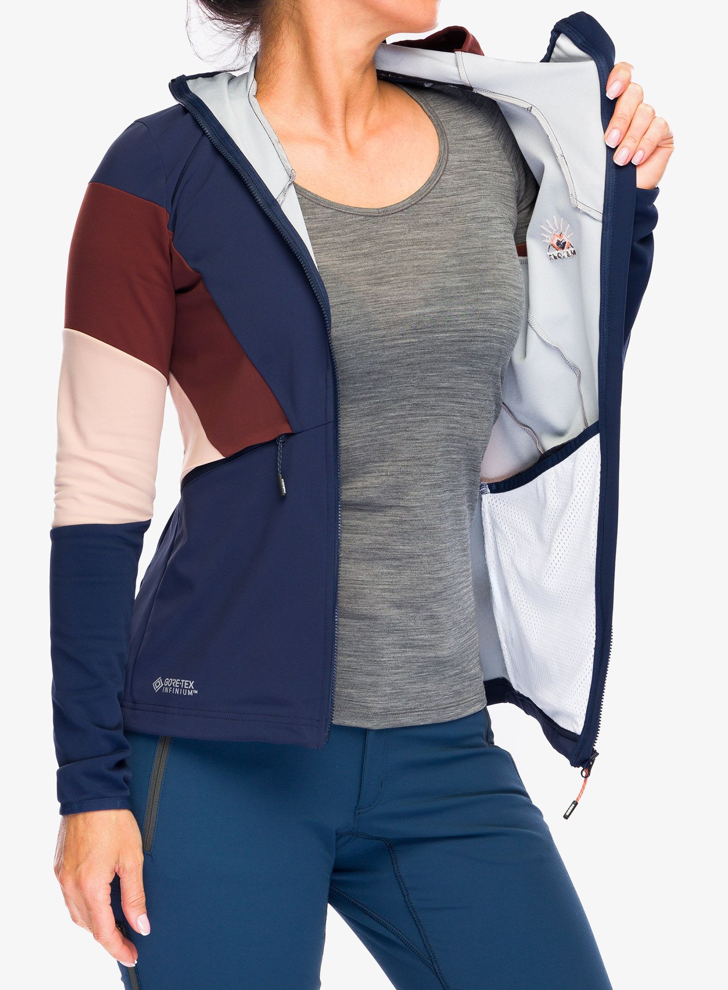 Softshell жіночий Maloja Geranium - night sky multi