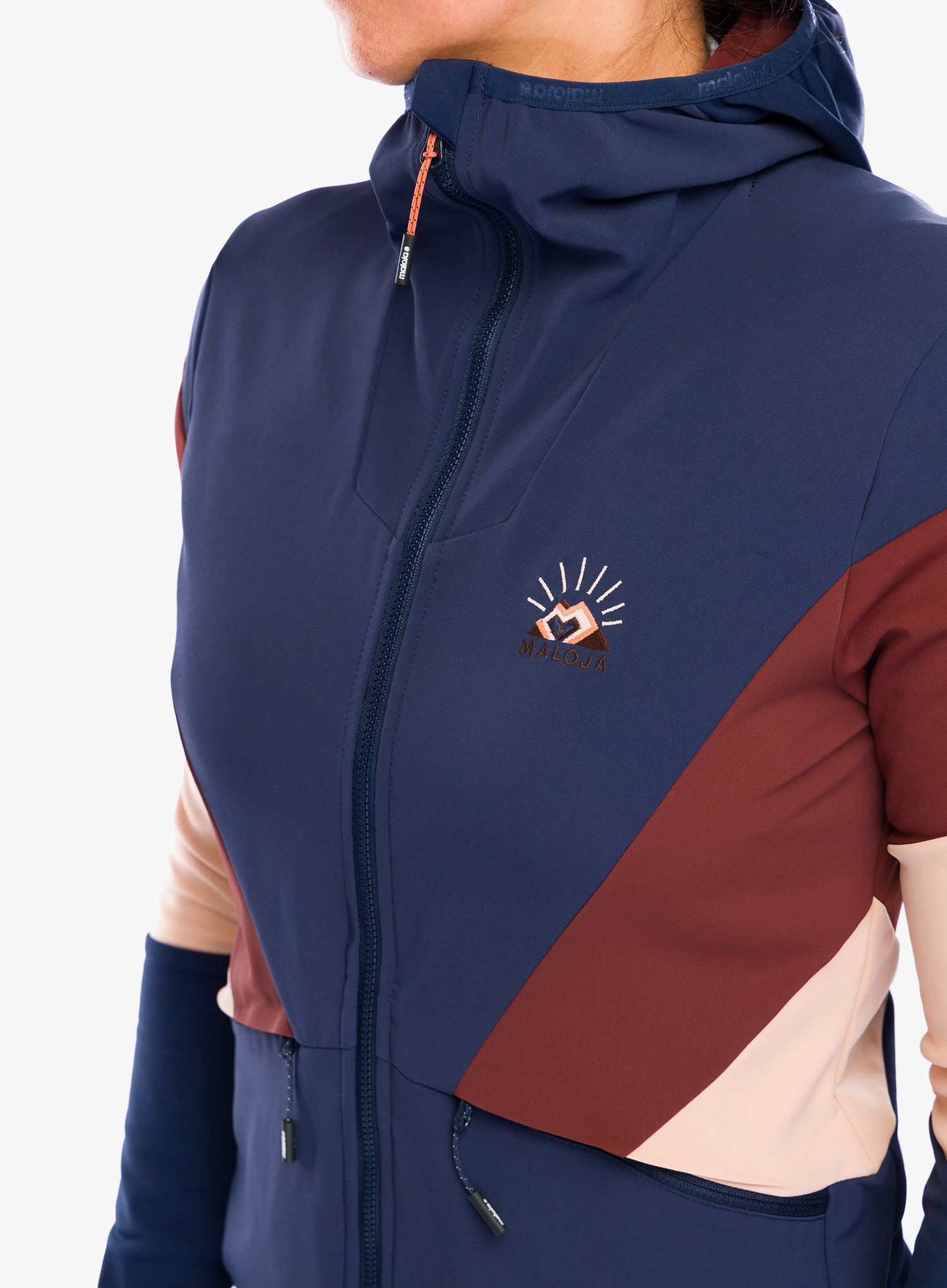 Softshell жіночий Maloja Geranium - night sky multi