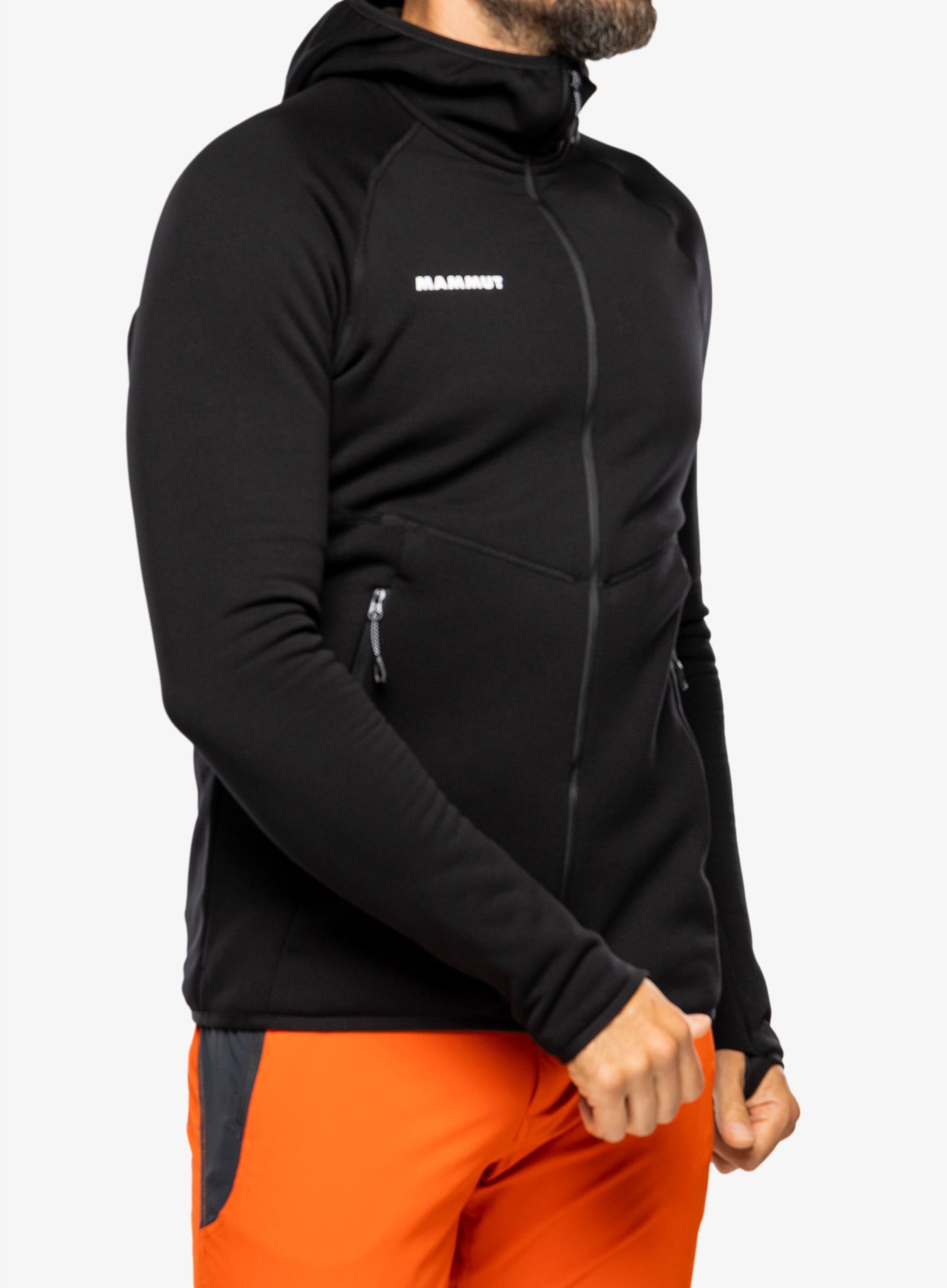 Кофта флісова Mammut Aconcagua ML Hooded Jacket - black