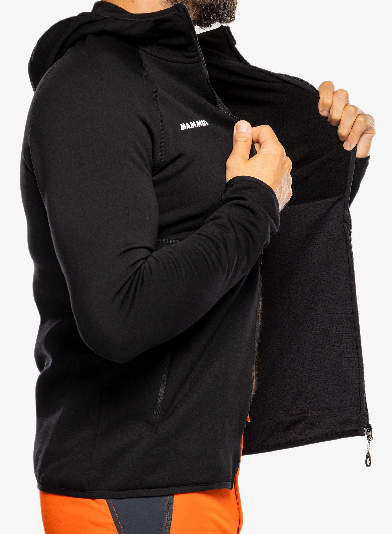 Кофта флісова Mammut Aconcagua ML Hooded Jacket - black