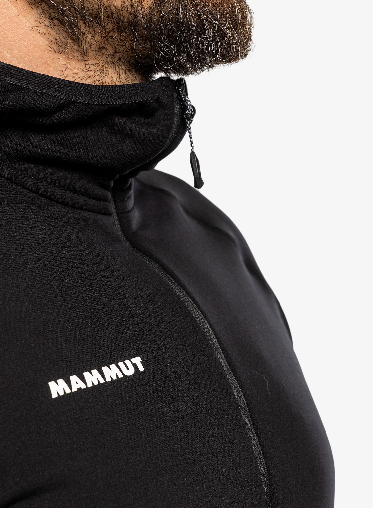 Кофта флісова Mammut Aconcagua ML Hooded Jacket - black