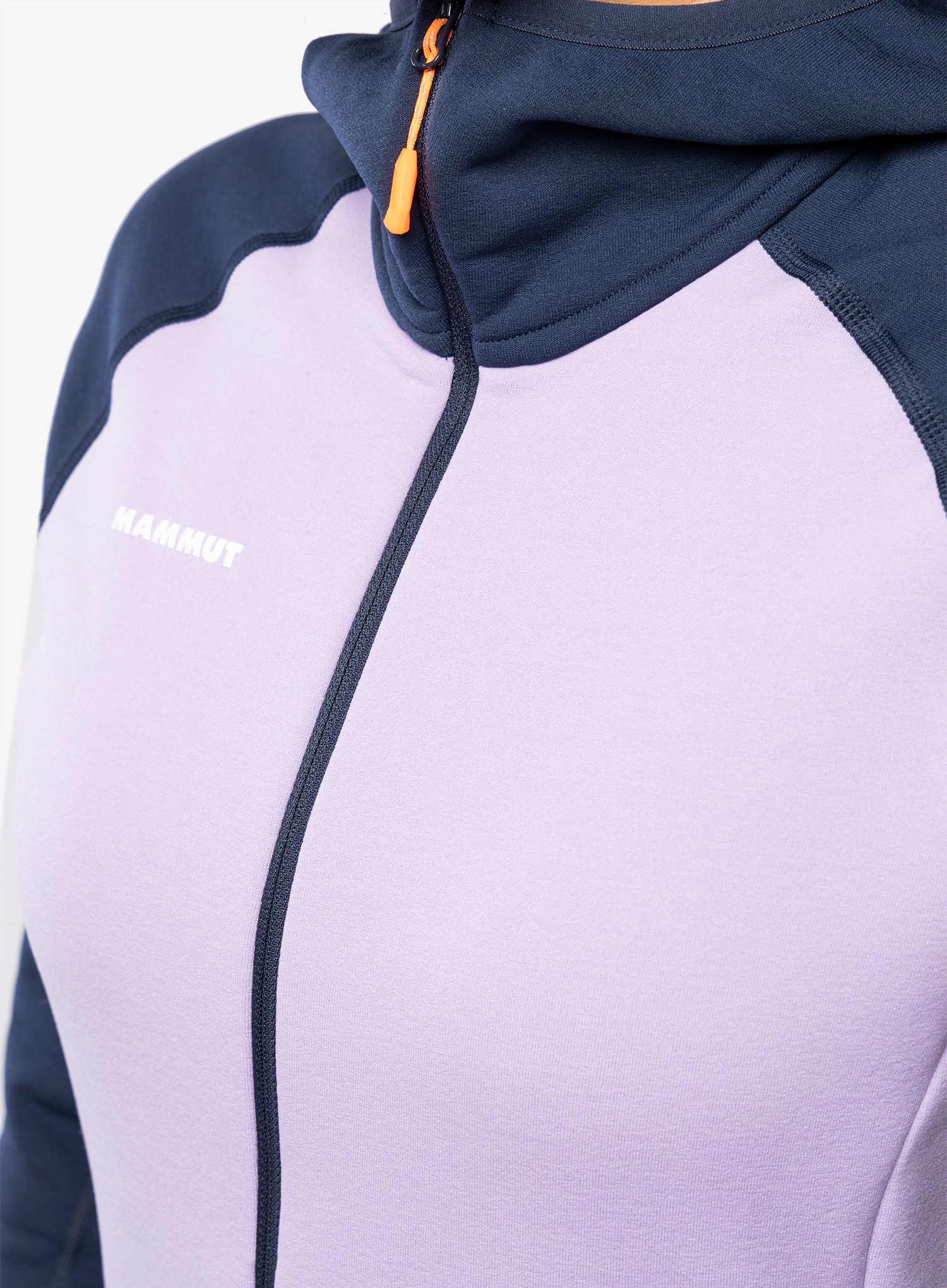 Кофта флісова жіноча Mammut Aconcagua ML Hooded Jacket - supernova/marine