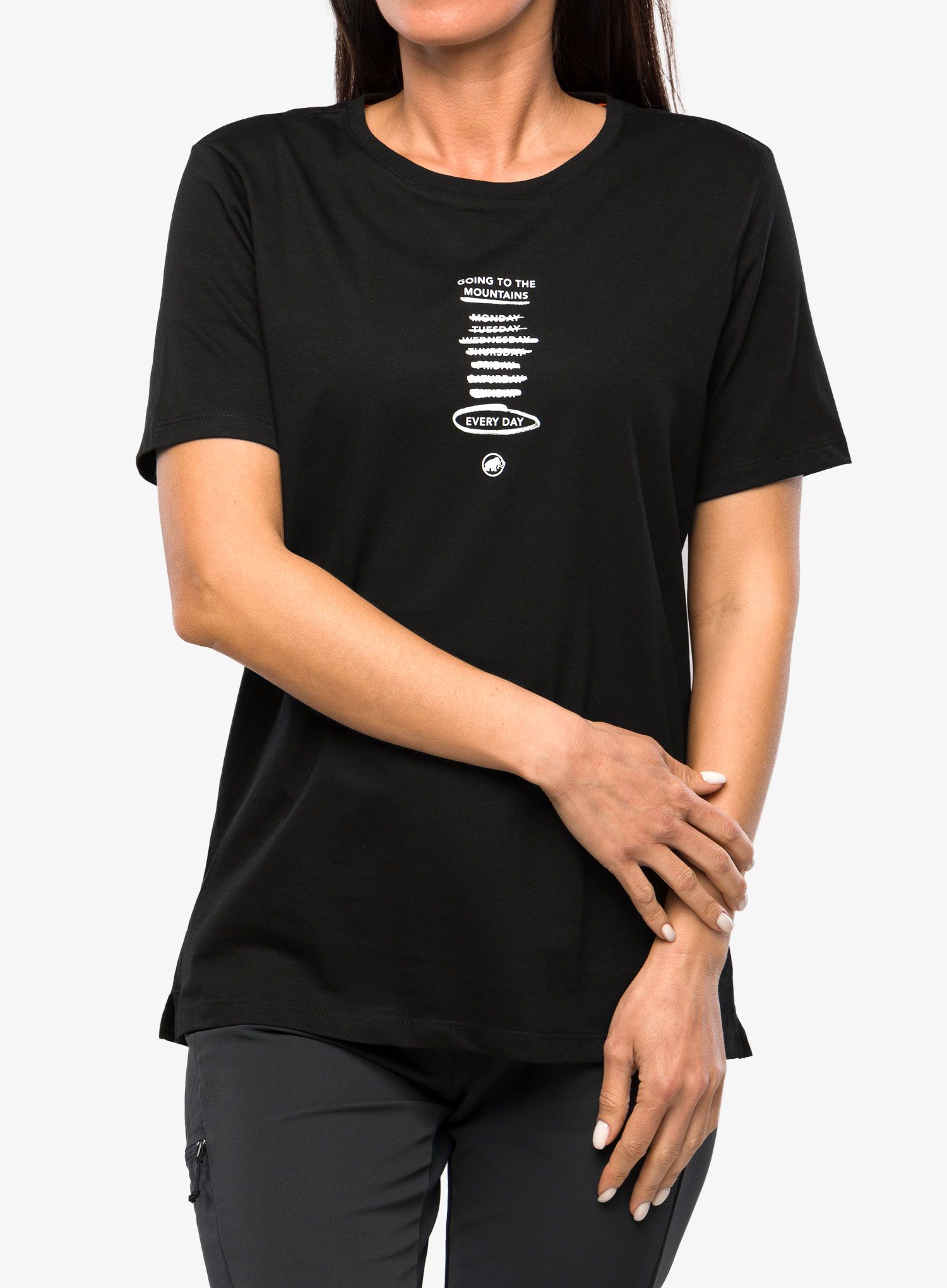 Футболка жіноча Mammut Core T-Shirt Every Day - black
