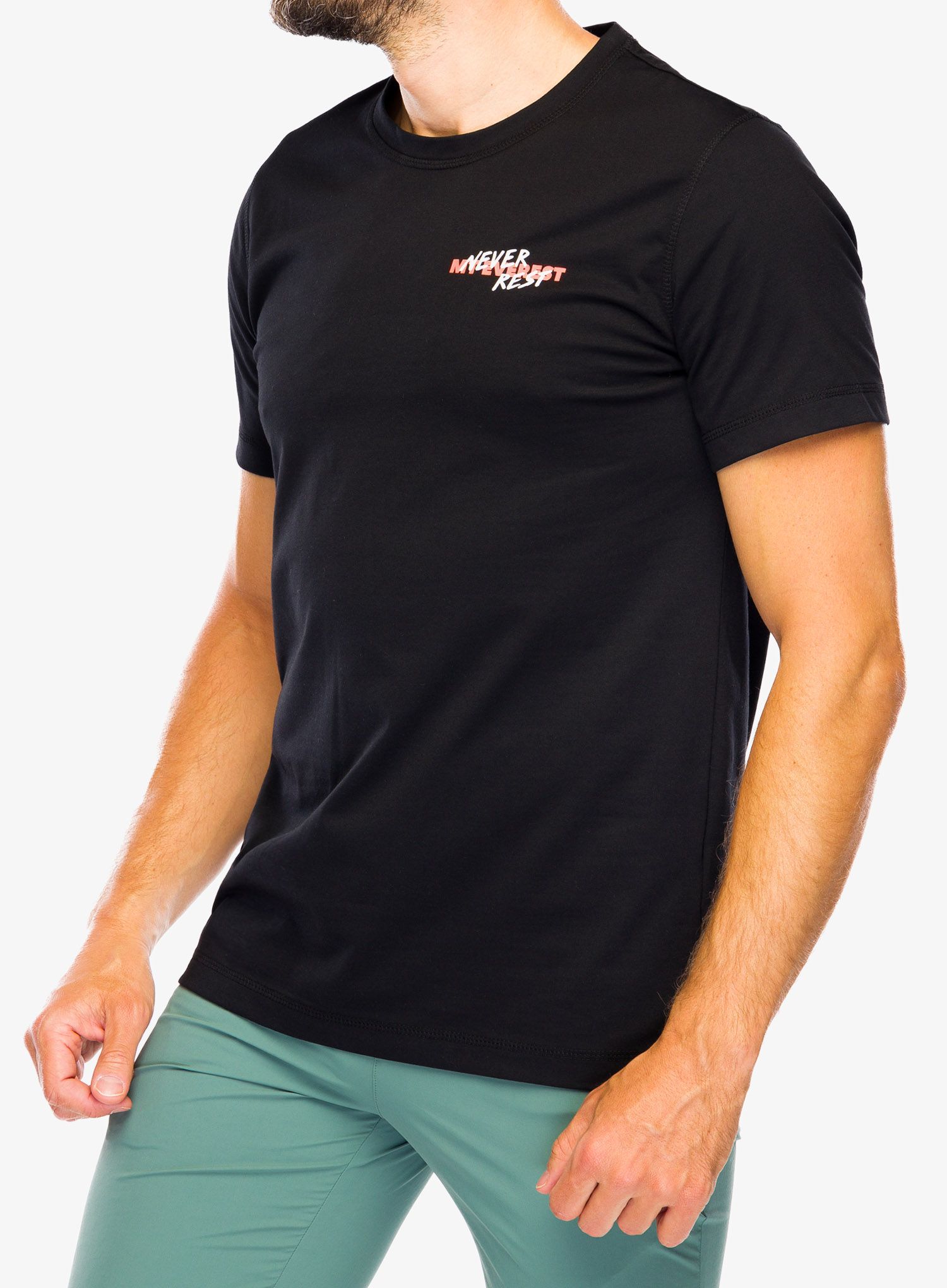 Футболка Mammut Core T-Shirt Never Rest - black