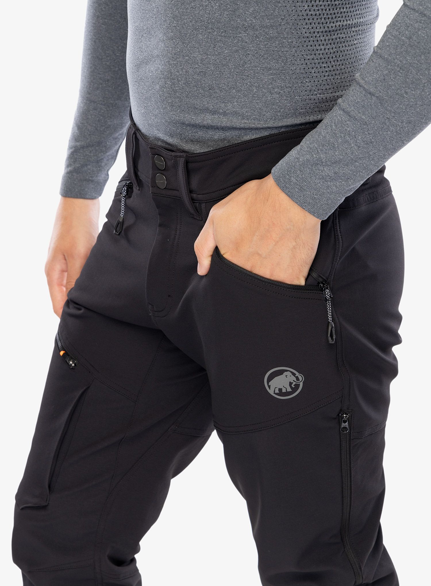 Штани softshell Mammut Zinal Guide SO Hybrid Pants - black