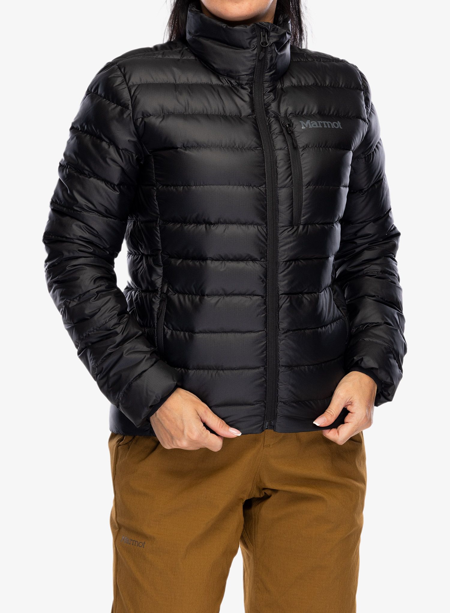 Пуховик жіноча Marmot Highlander Jacket - black