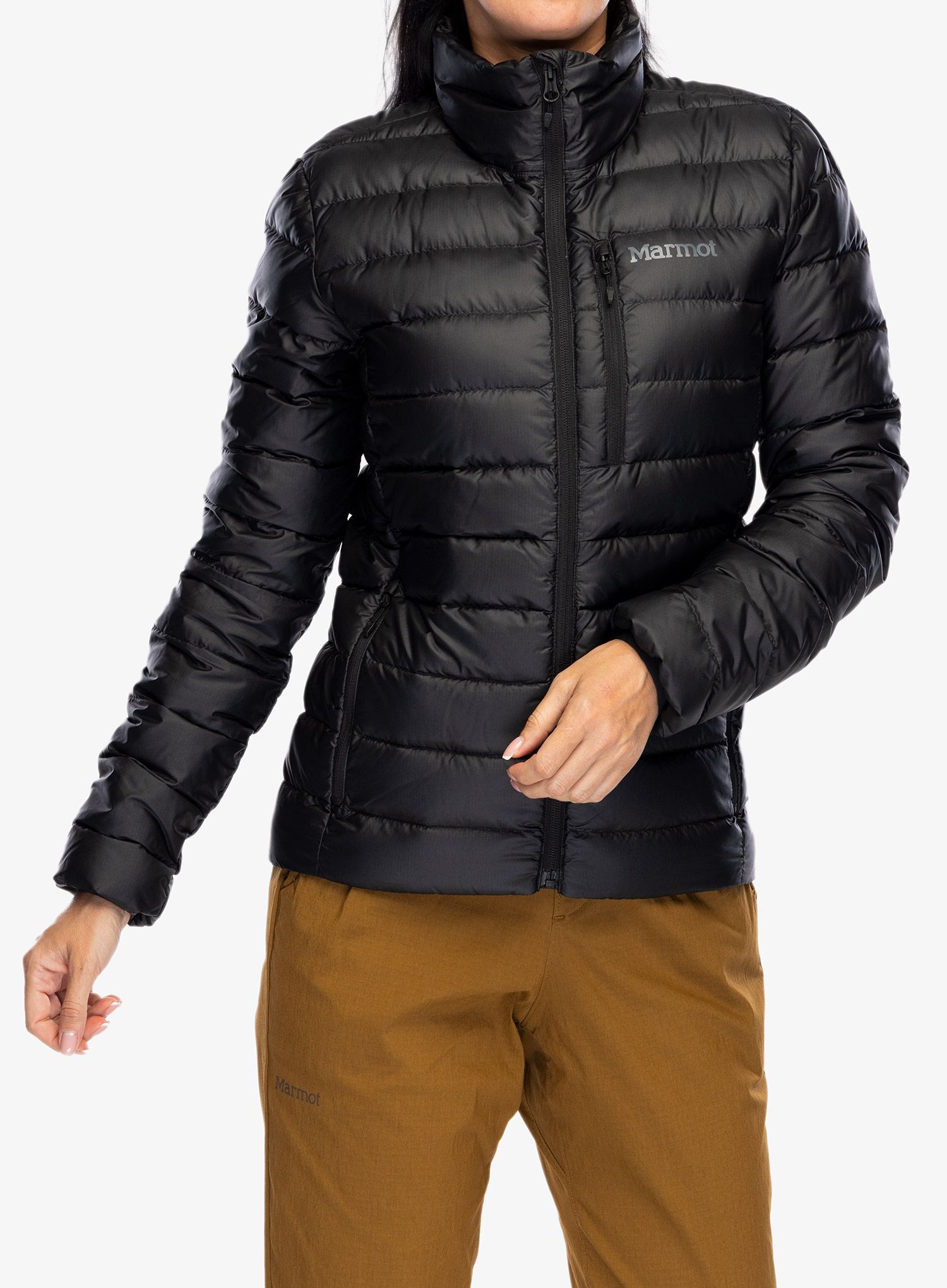 Пуховик жіноча Marmot Highlander Jacket - black