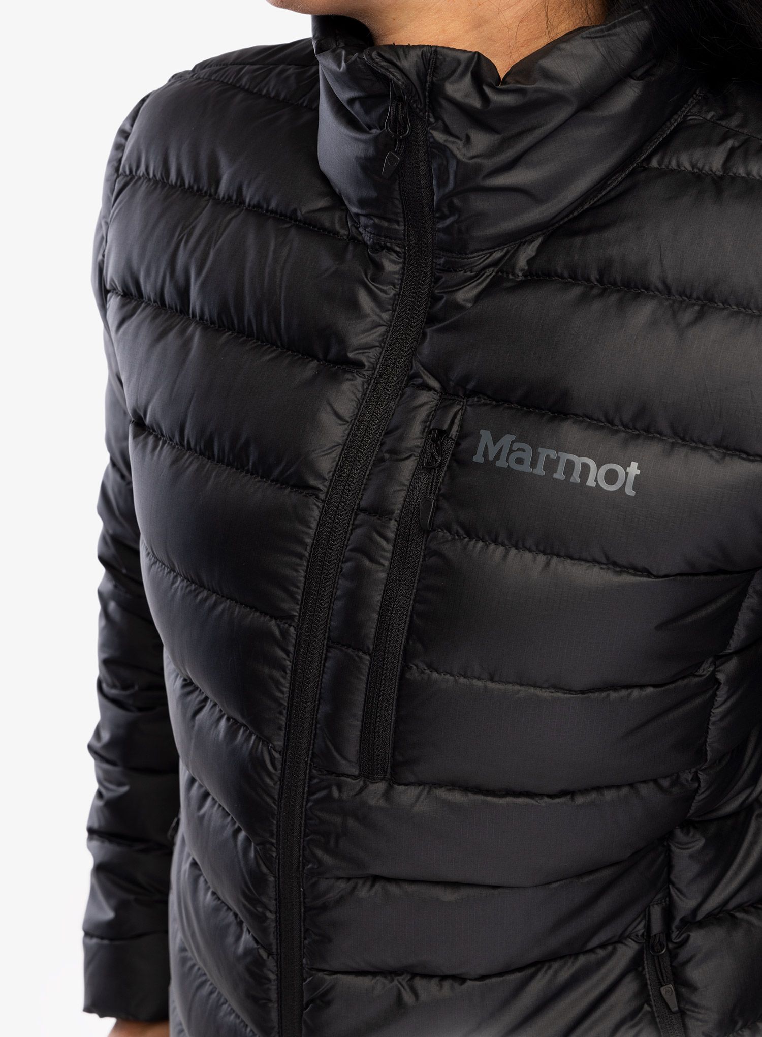 Пуховик жіноча Marmot Highlander Jacket - black