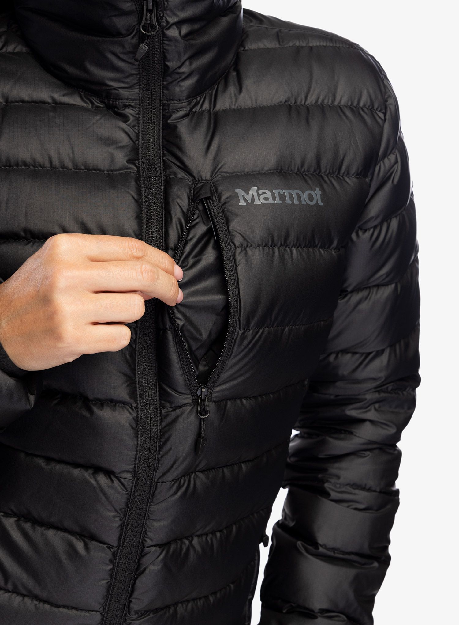 Пуховик жіноча Marmot Highlander Jacket - black