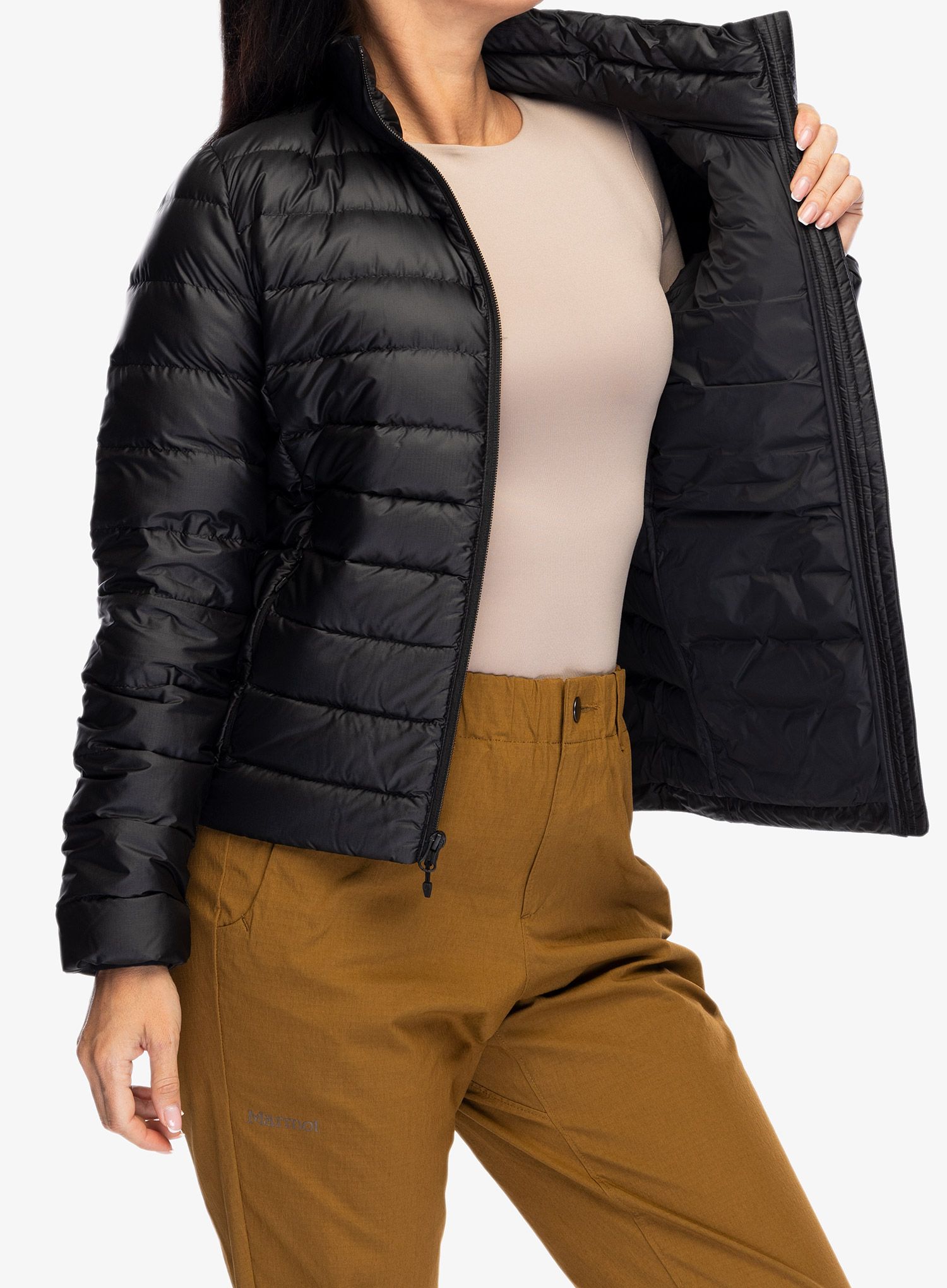 Пуховик жіноча Marmot Highlander Jacket - black