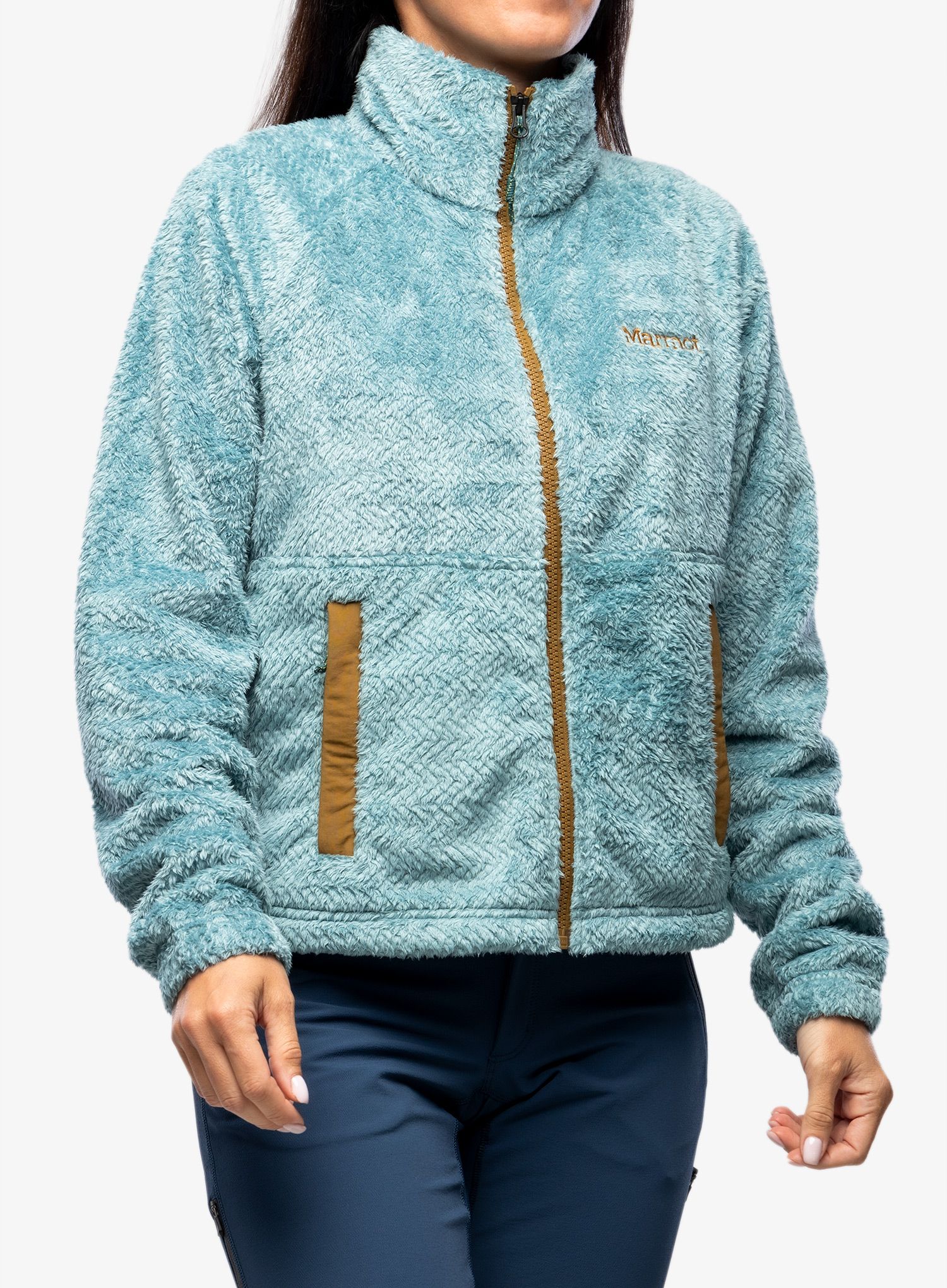 Фліска жіноча Marmot Homestead Fleece Jacket - blue agave