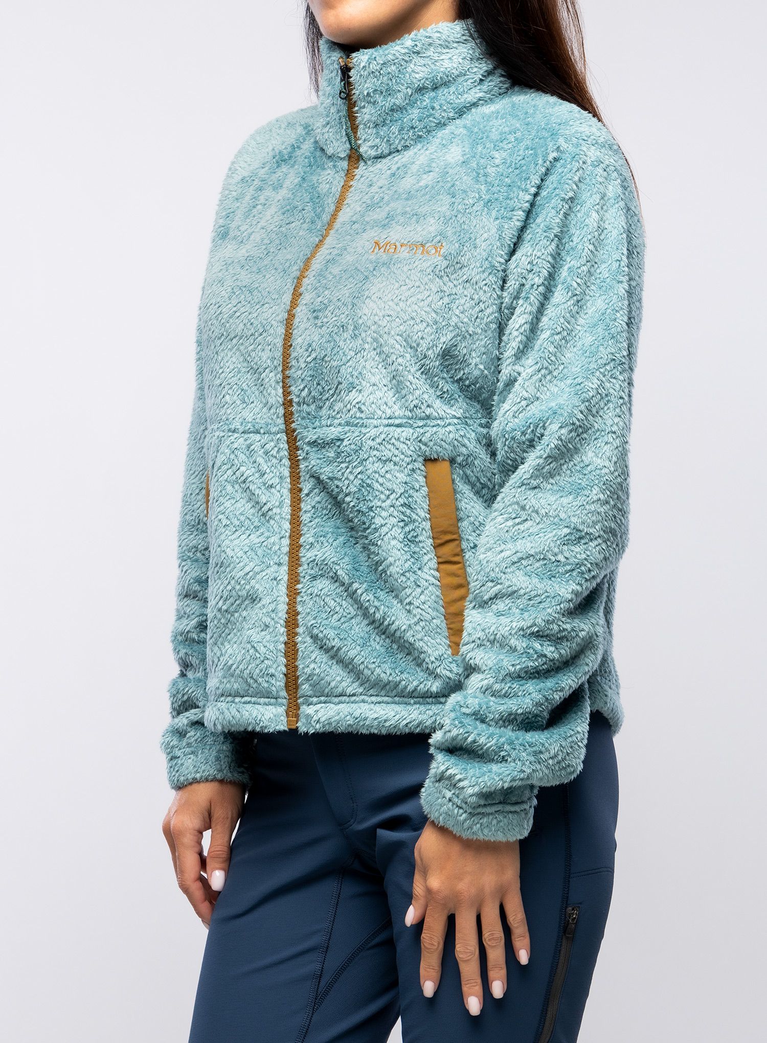 Фліска жіноча Marmot Homestead Fleece Jacket - blue agave