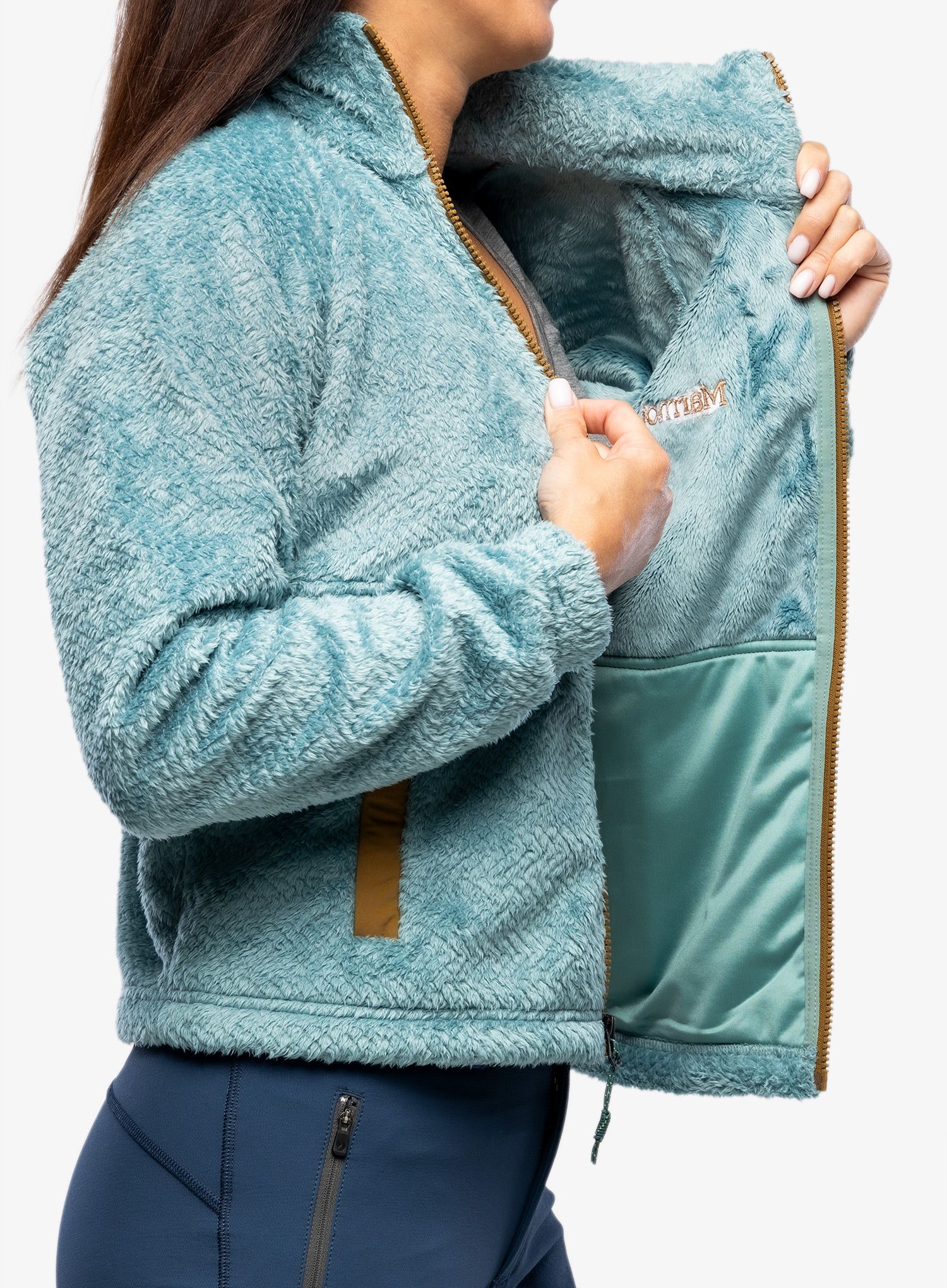 Фліска жіноча Marmot Homestead Fleece Jacket - blue agave