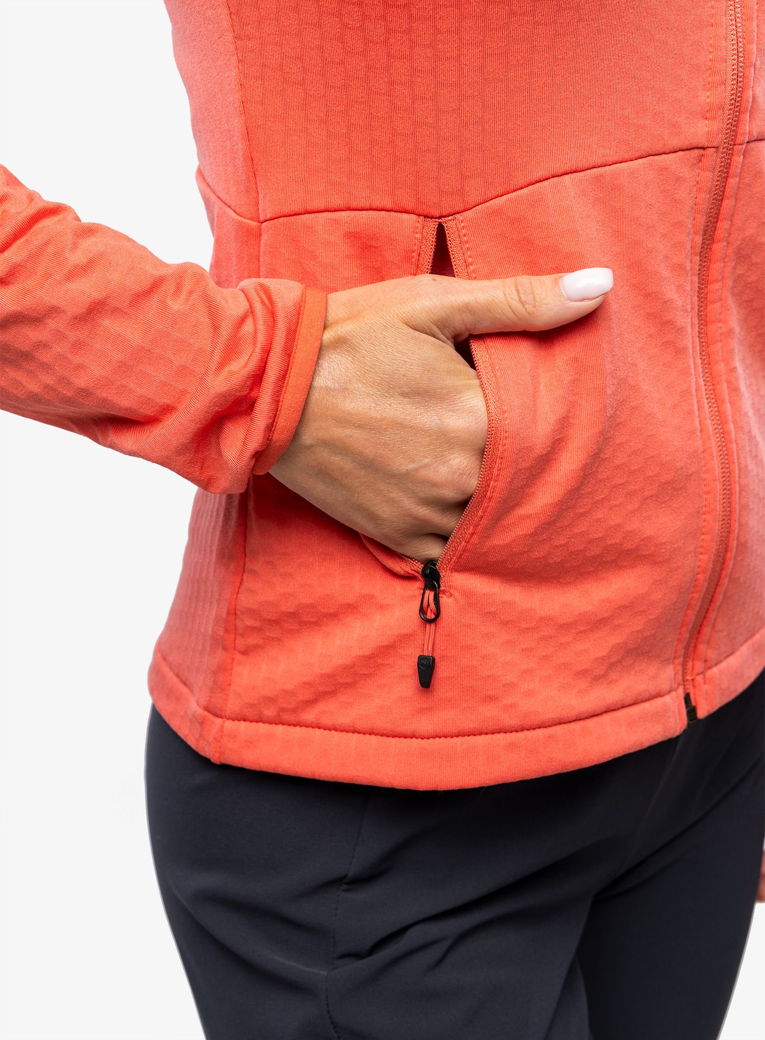 Кофта флісова жіноча Marmot Leconte Fleece Jacket - grapefruit