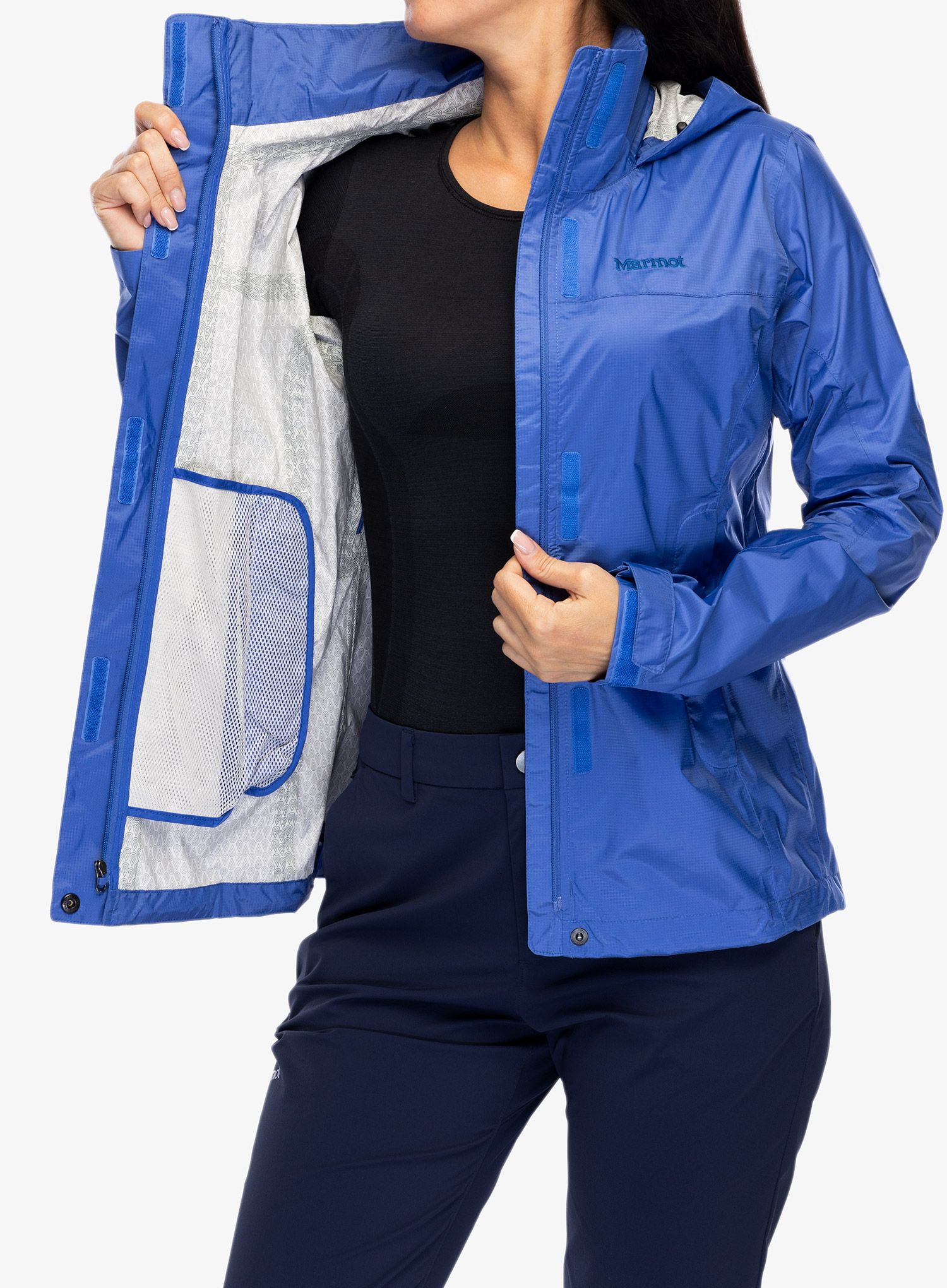 Куртка дощовик жіноча Marmot PreCip Eco Jacket - trail blue