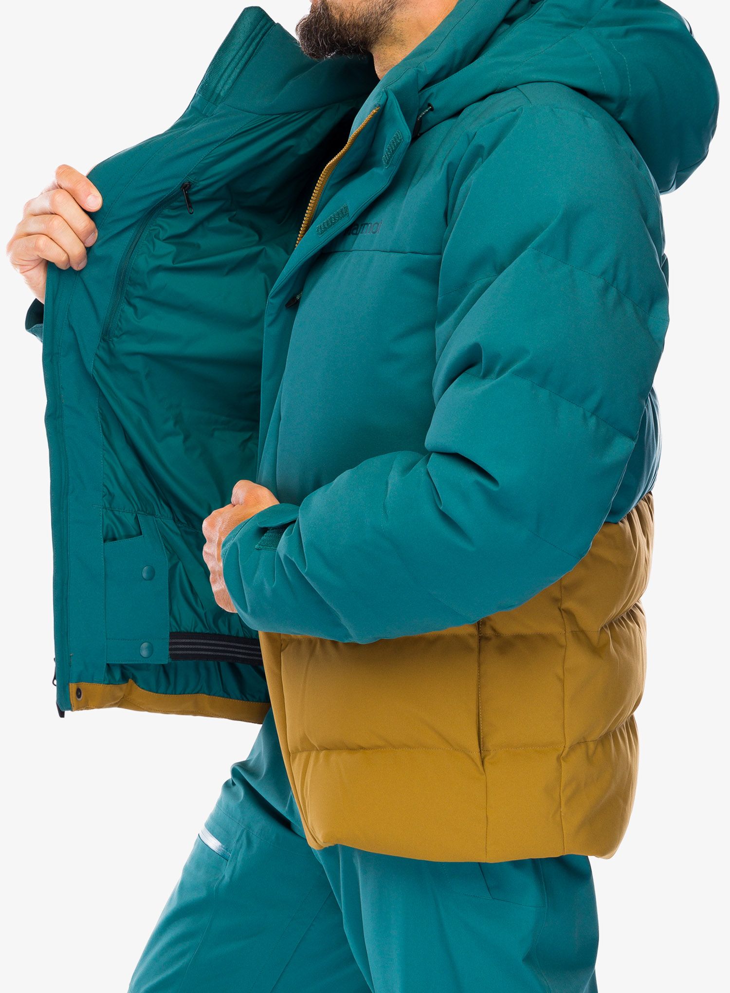 Пуховик Marmot Shadow Jacket - dark jungle/hazel
