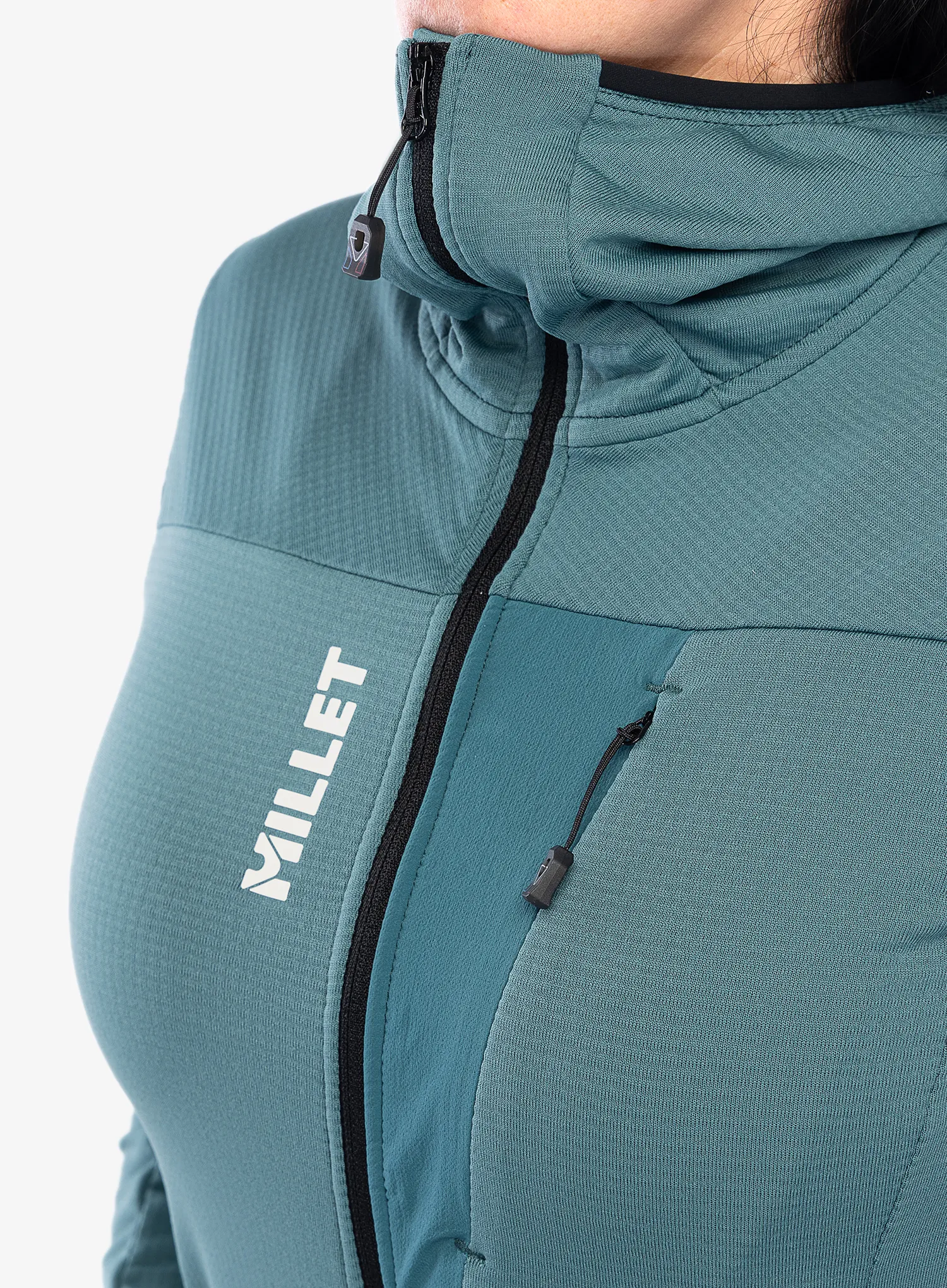 Кофта флісова жіноча Millet Trilogy Light Grid Hoodie - hydro