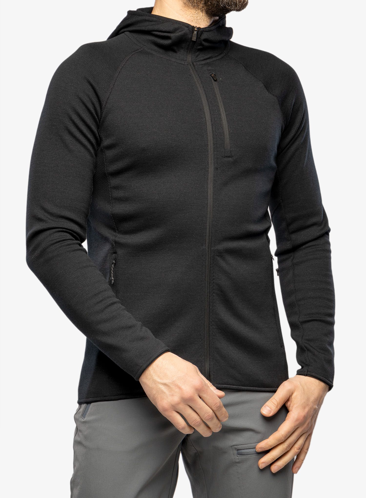 Кофта флісова Mons Royale Approach Merino Shift Fleece Hood - black