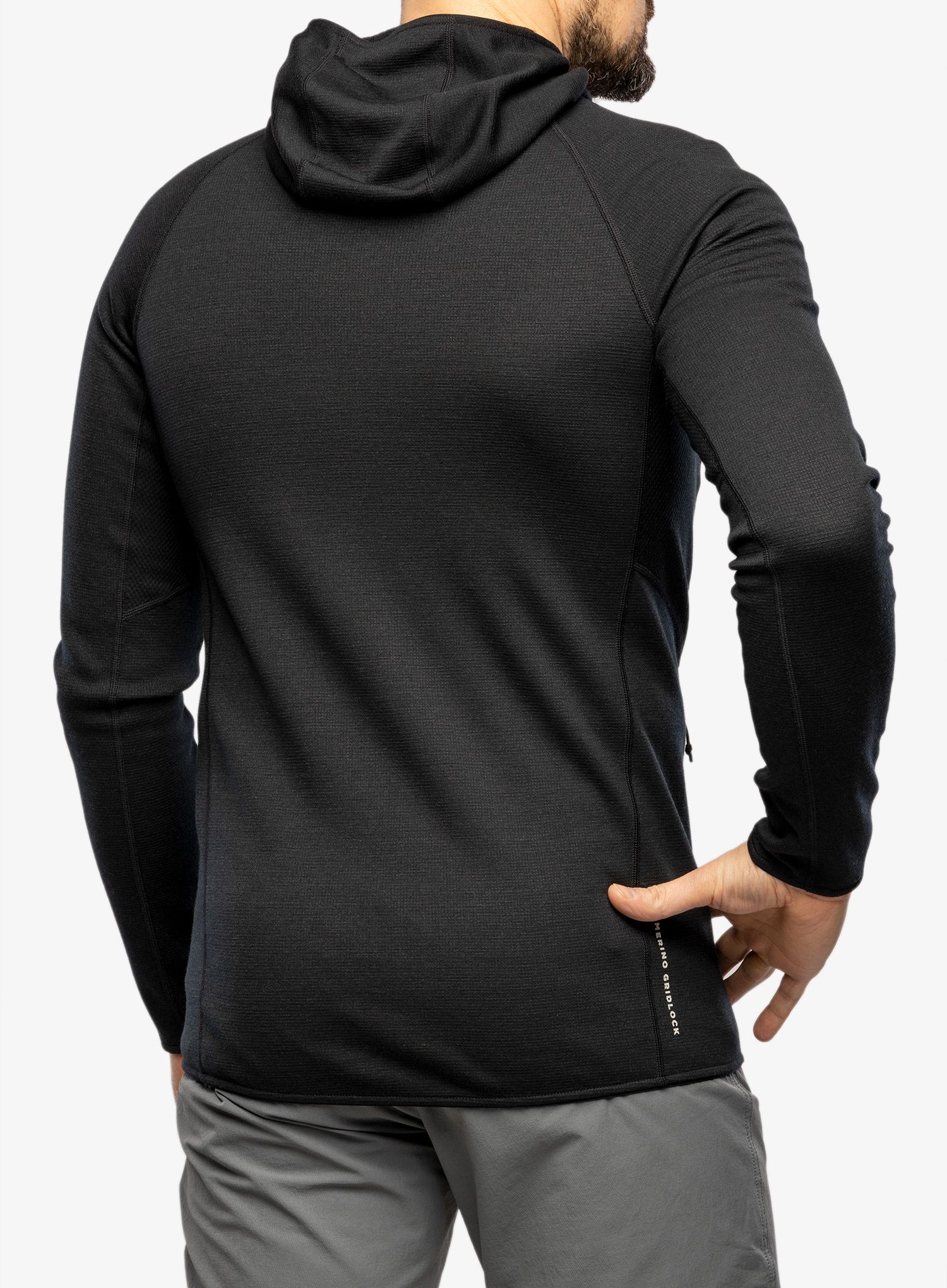 Кофта флісова Mons Royale Approach Merino Shift Fleece Hood - black