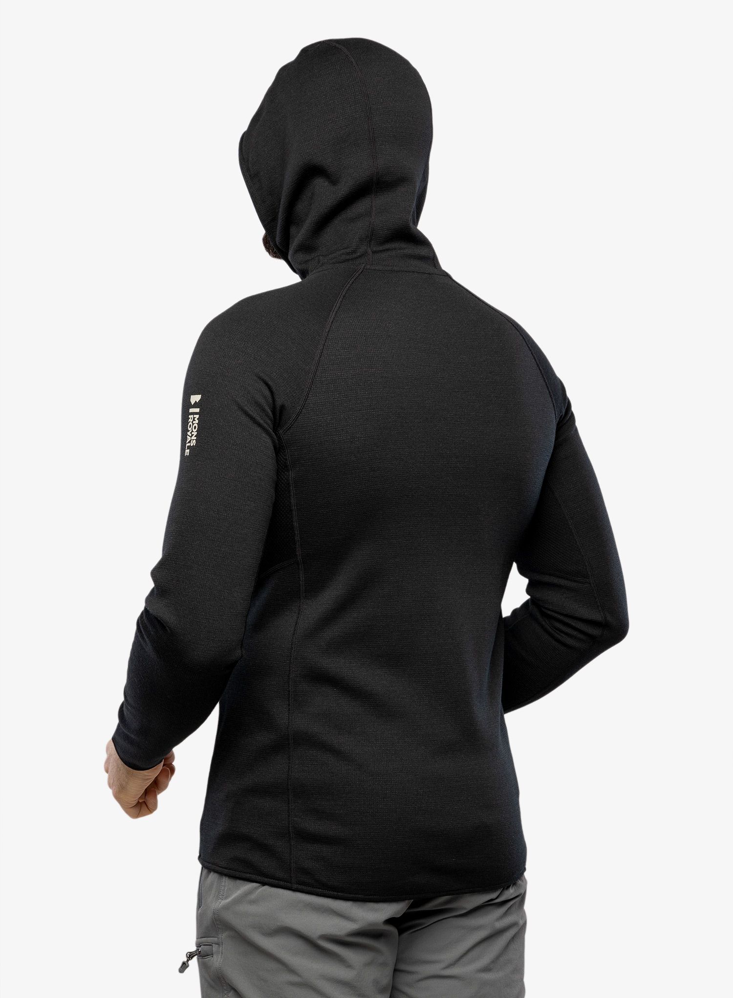 Кофта флісова Mons Royale Approach Merino Shift Fleece Hood - black