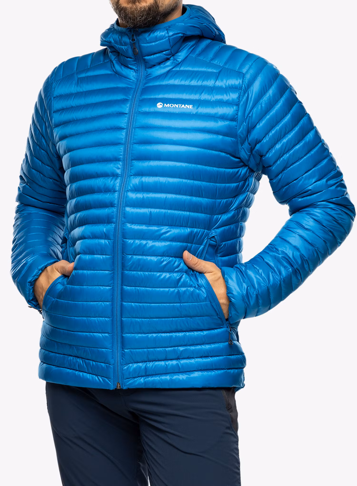 Пуховик Montane Anti-Freeze Lite Hoodie - electric blue