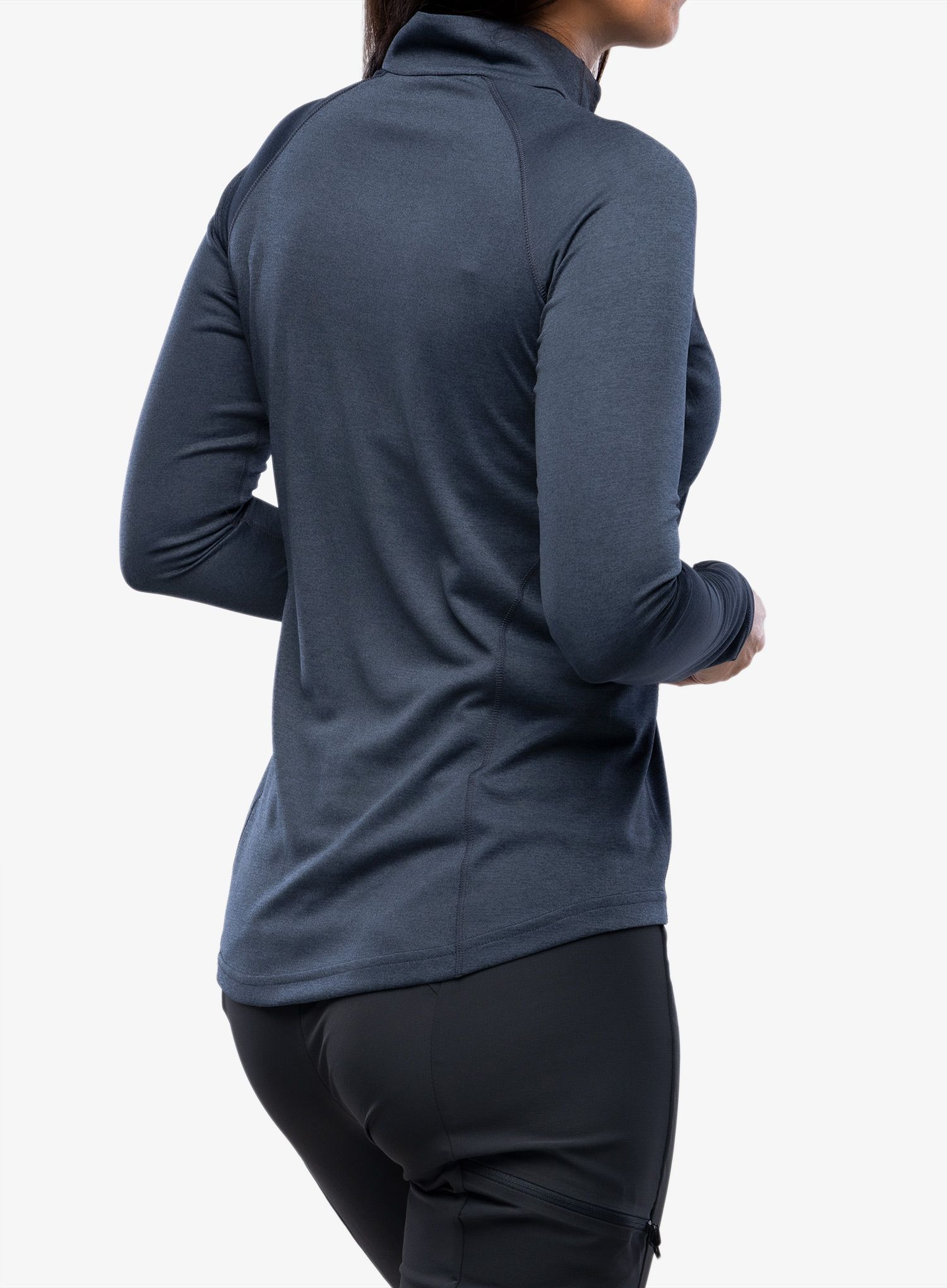 Термокофта жіноча Montane Dart Zip Neck - eclipse blue