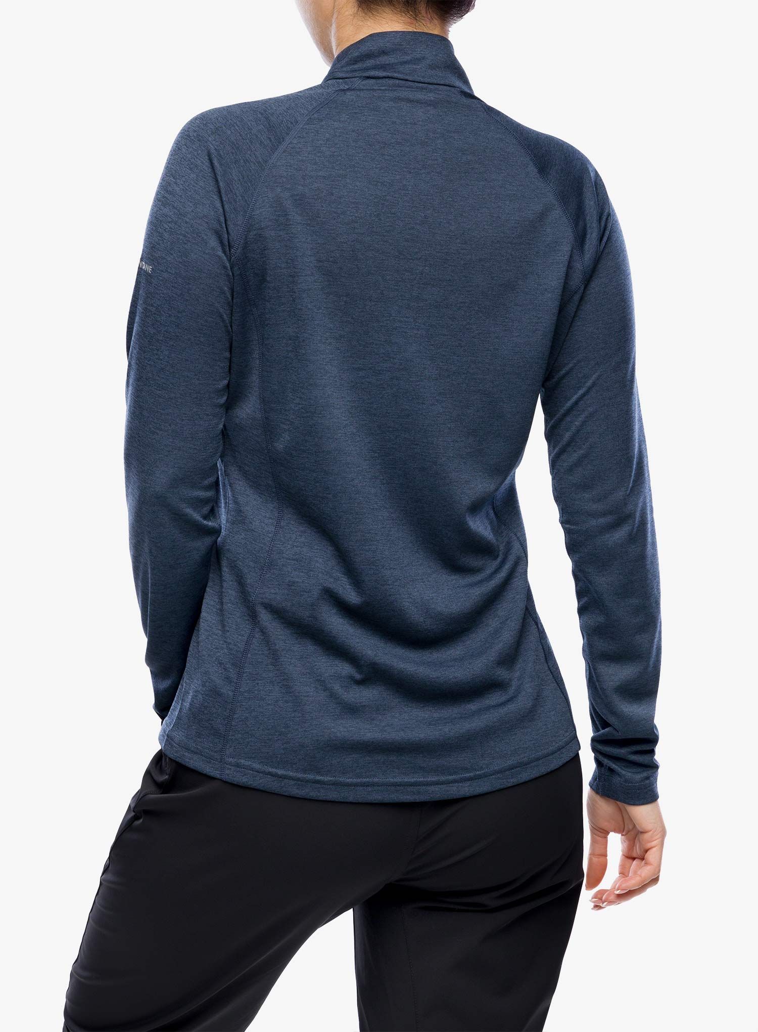 Термокофта жіноча Montane Dart Zip Neck - eclipse blue