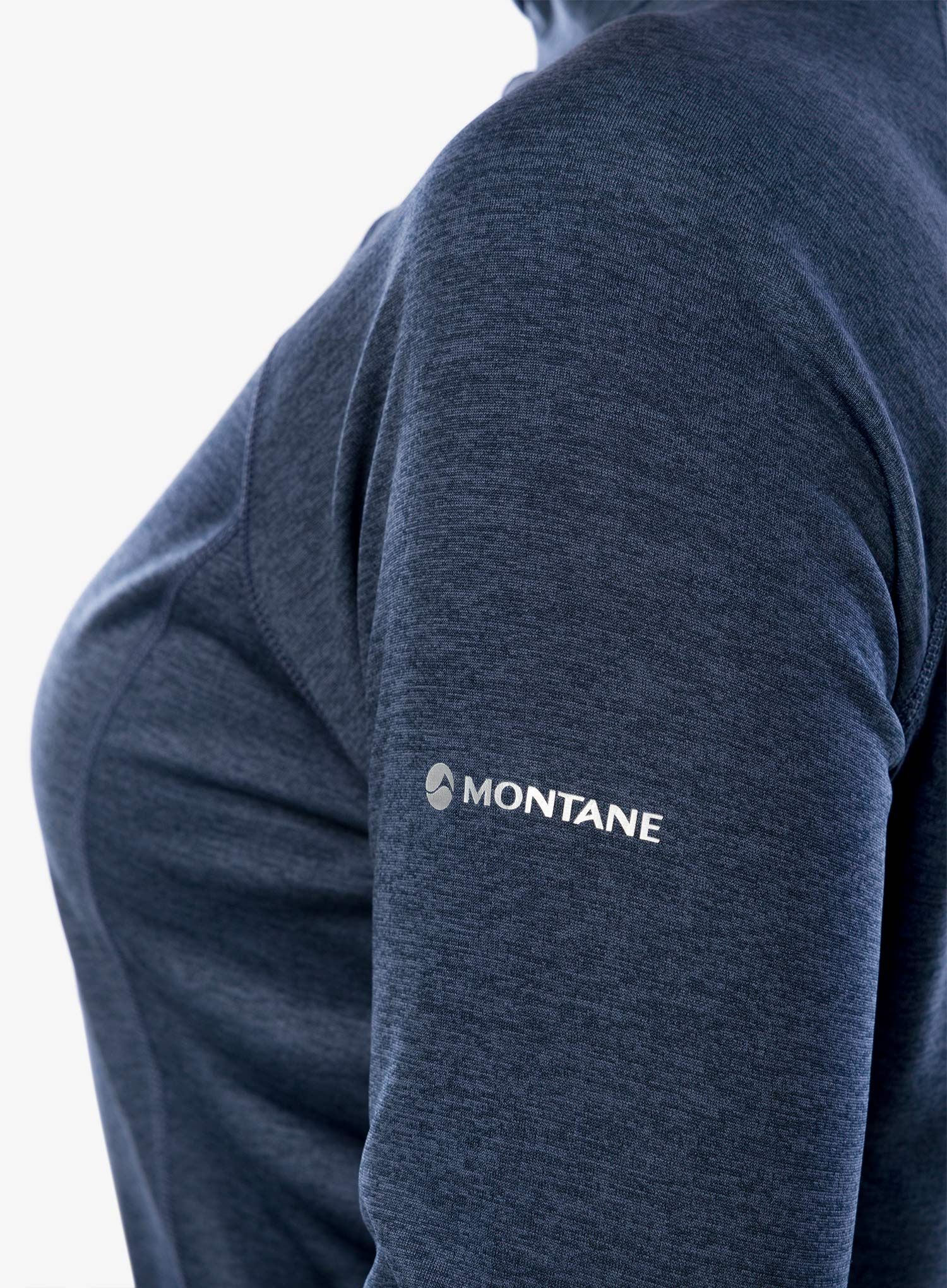 Термокофта жіноча Montane Dart Zip Neck - eclipse blue