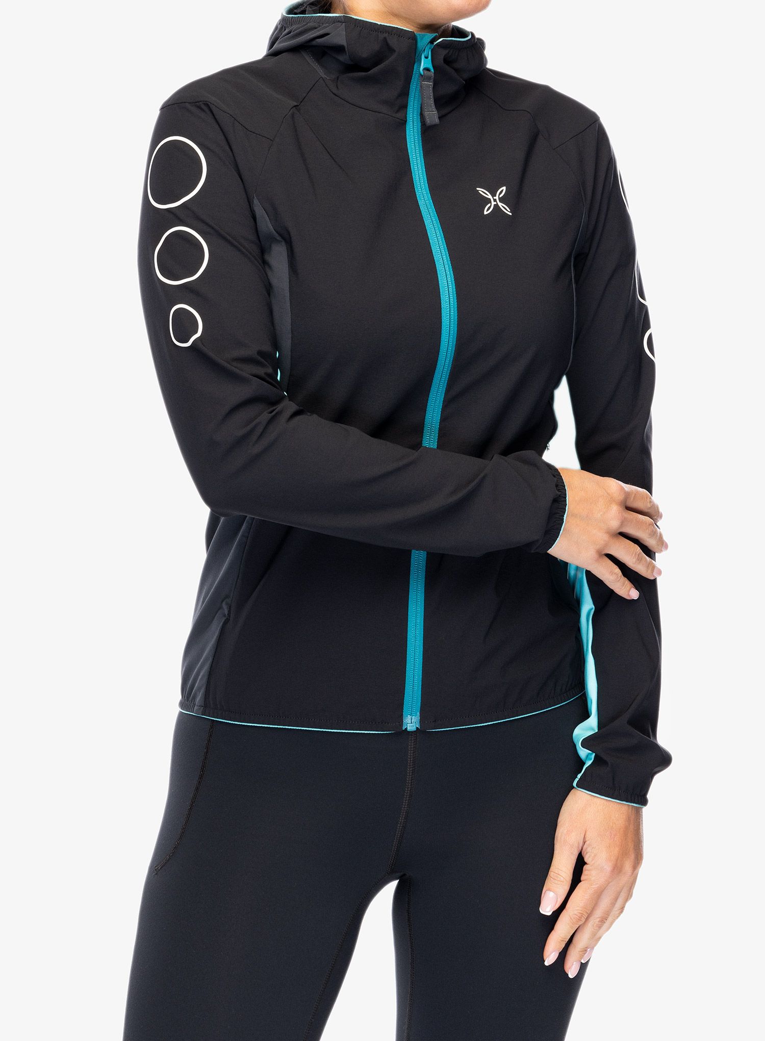 Куртка для бігу жіноча Montura Flash Sky Jacket - black/baltic
