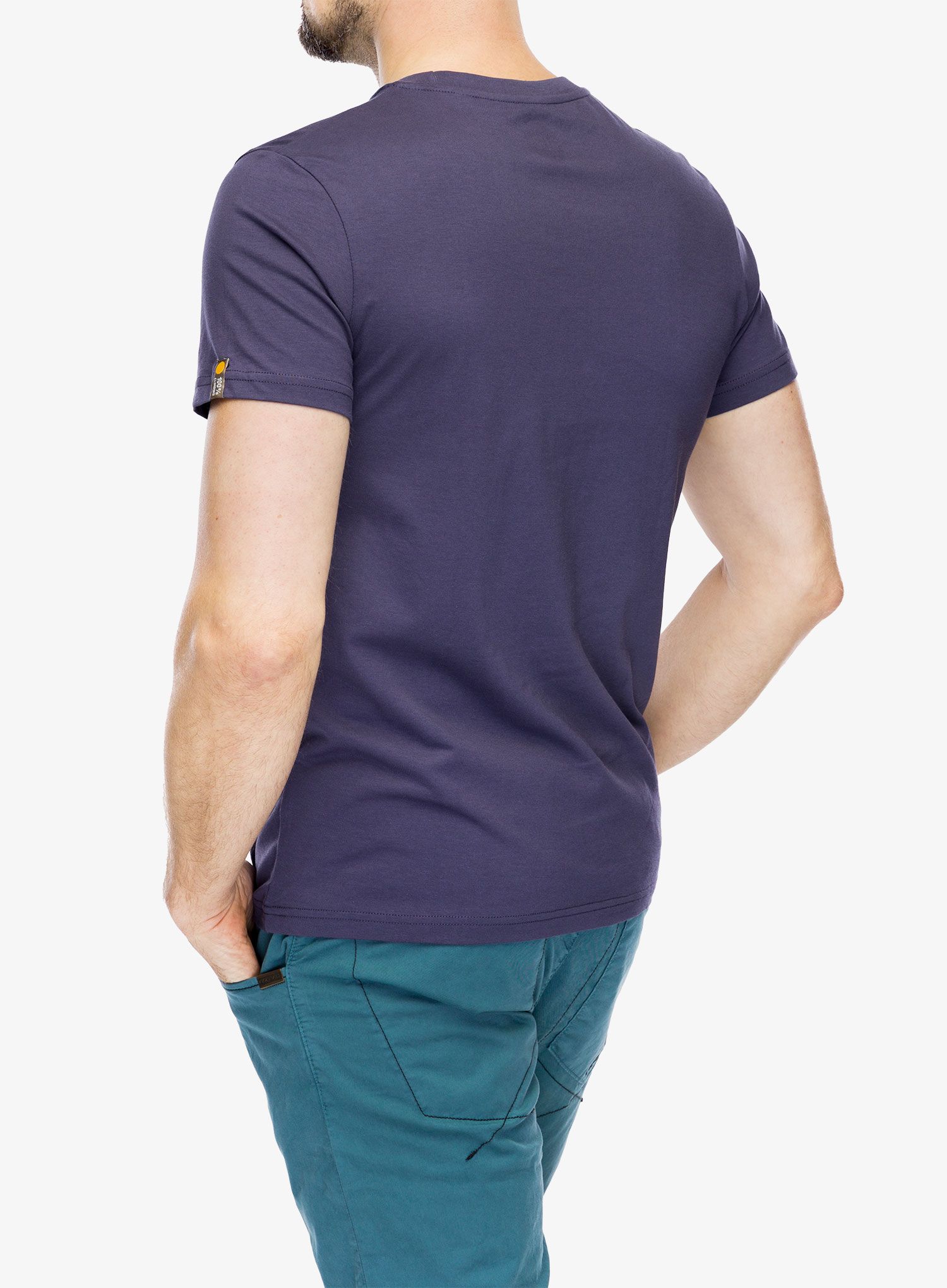 Футболка з принтом Moon Climbing Moon Logo T-Shirt - indigo