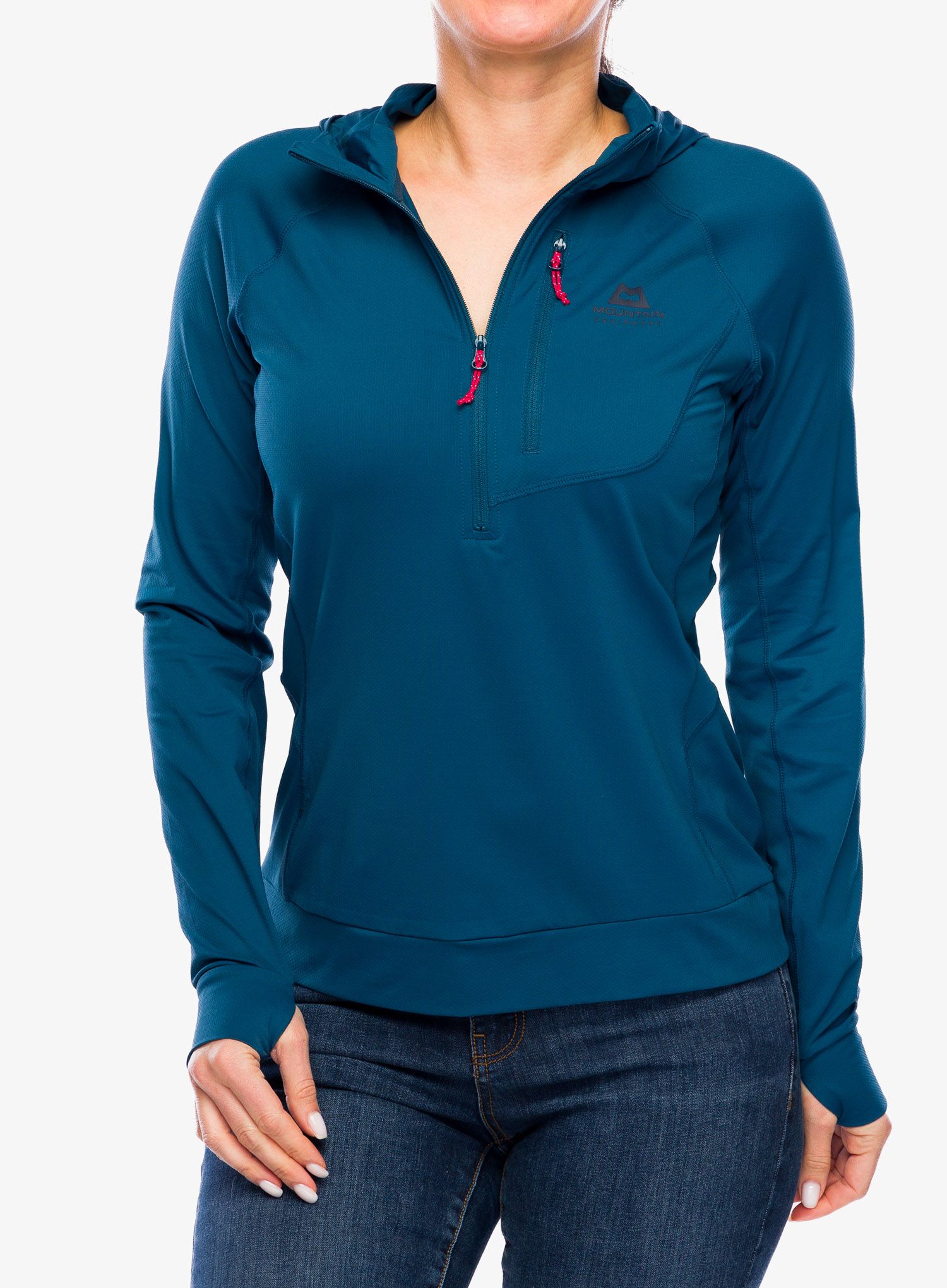 Кофта жіноча Mountain Equipment Aiguille Hooded Top - majolica blue