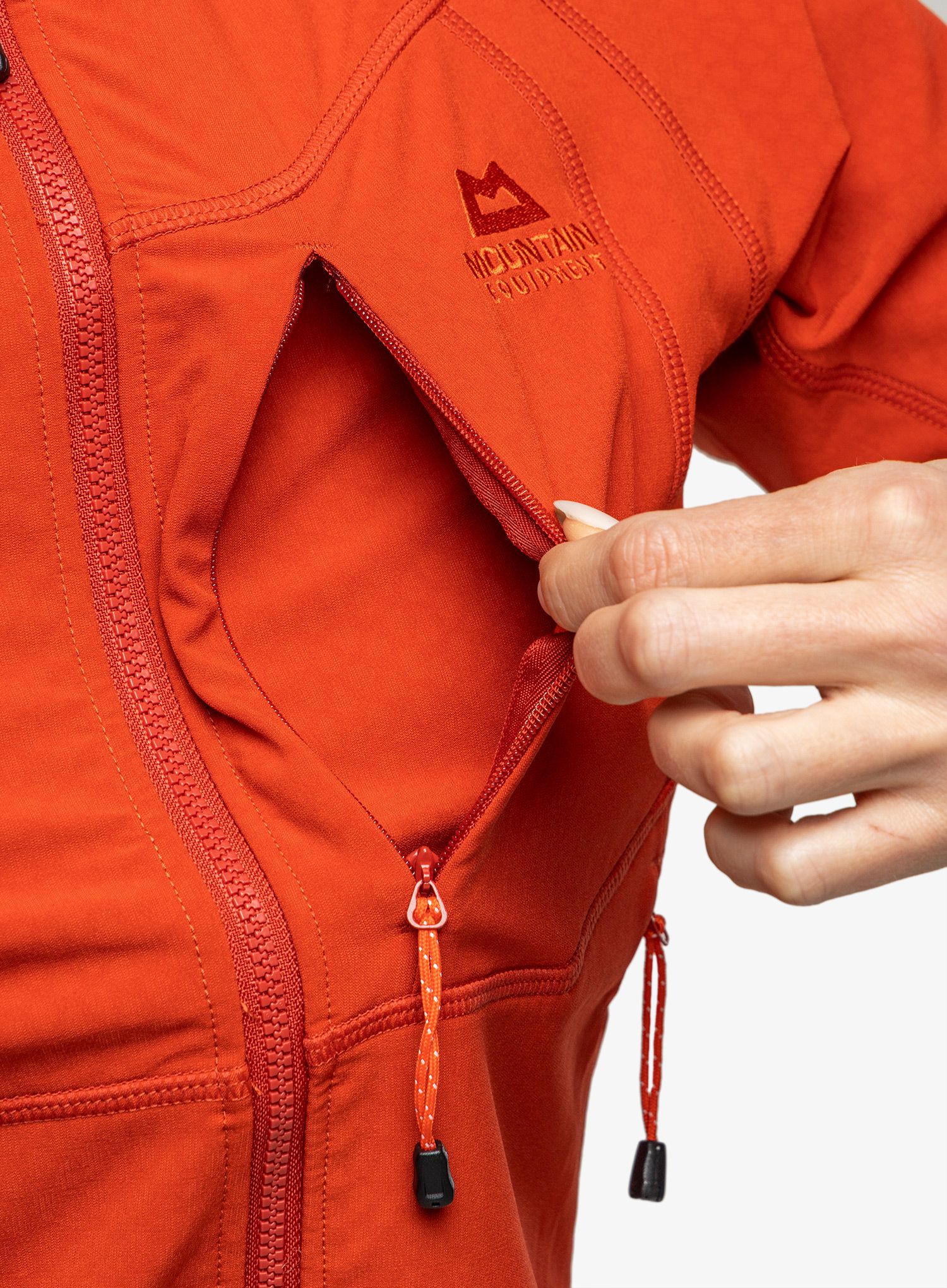 Кофта на замку жіноча Mountain Equipment Arrow Jacket - red