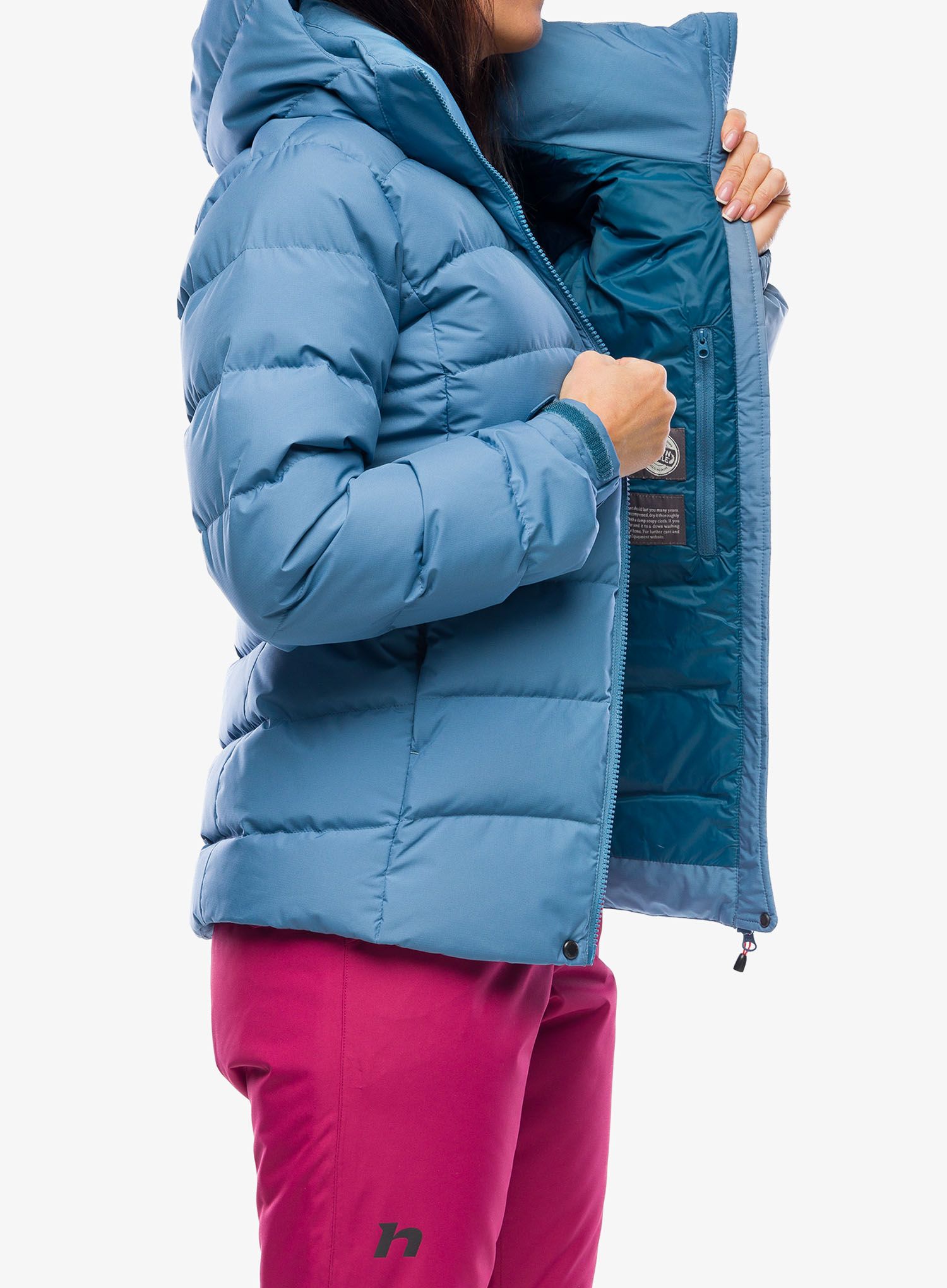 Пуховик жіноча Mountain Equipment Lightline Eco Jacket - stellar blue