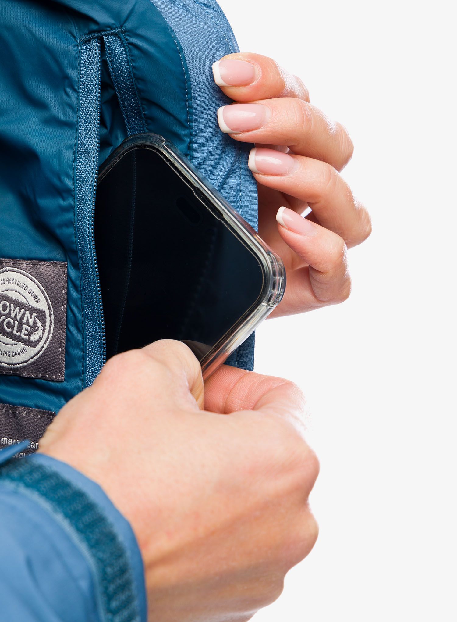 Пуховик жіноча Mountain Equipment Lightline Eco Jacket - stellar blue