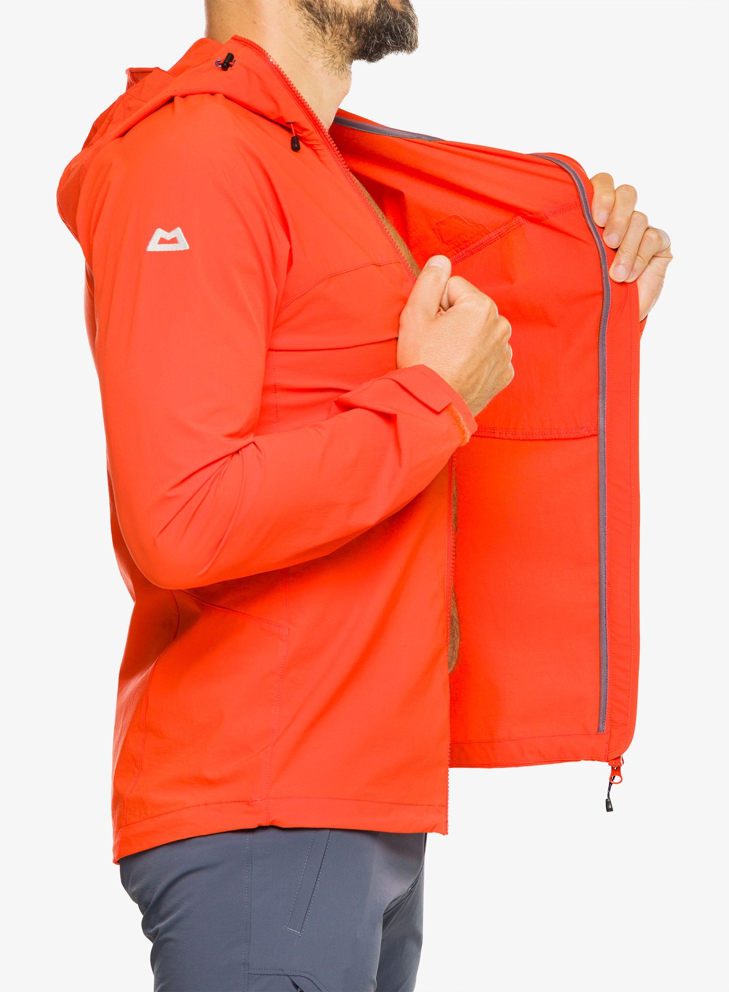 Куртка softshell Mountain Equipment Squall Hooded Jacket - cardinal orange